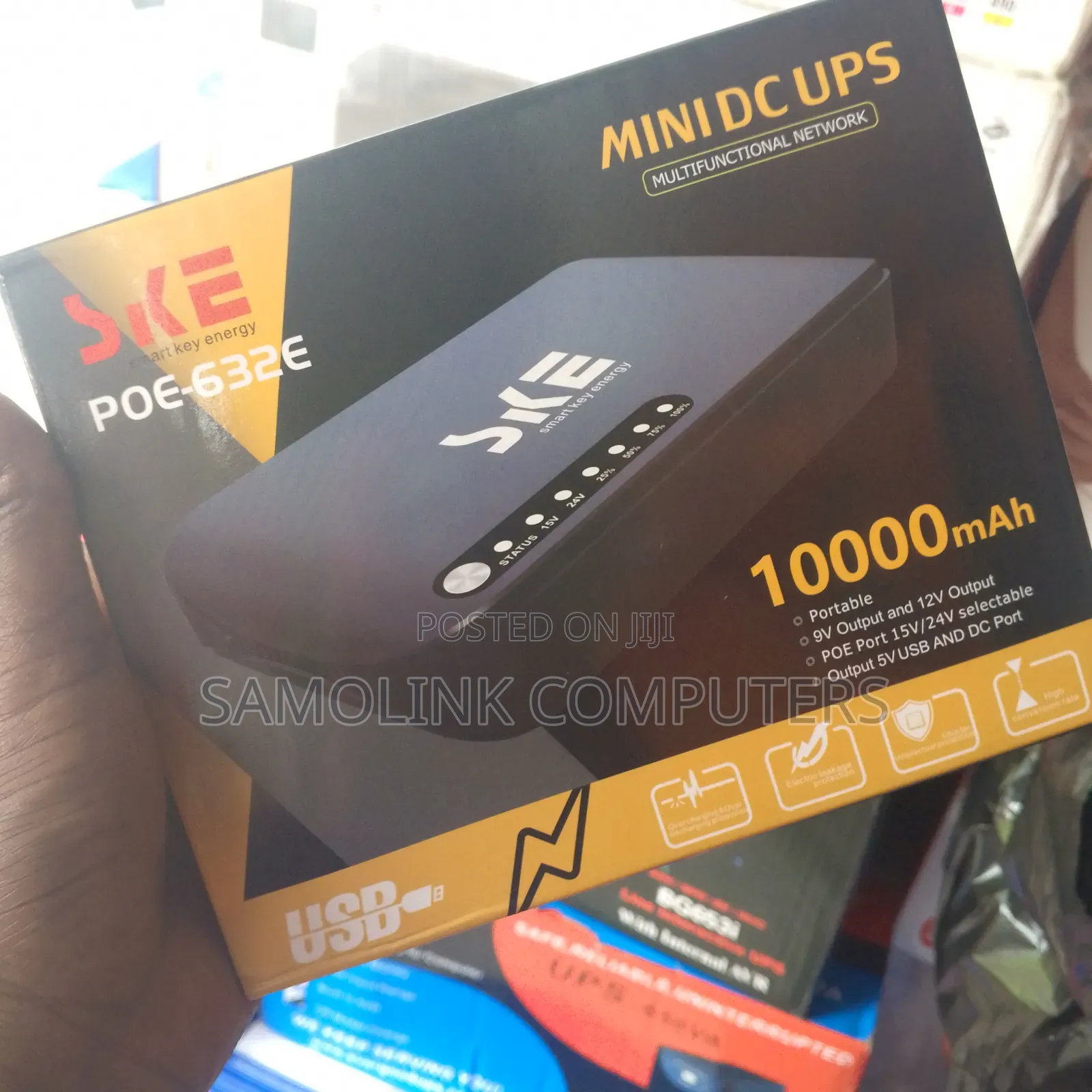 Ske 10,000mah Mini Dc Ups Router Power Bank