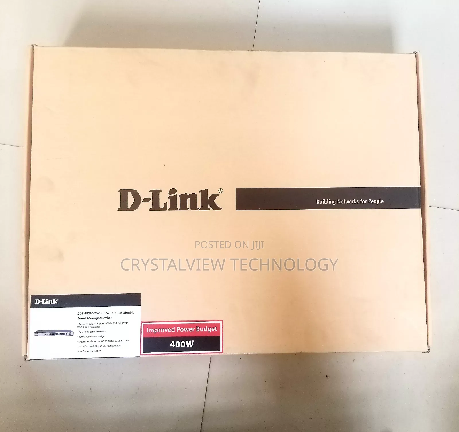 D-Link 26-Port Gigabit Managed Long Range Poe+ Switch With 2 SFP Ports