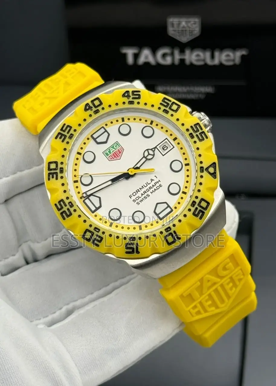 High Quality Luxury Tag Heuer Rubber Wristwatch