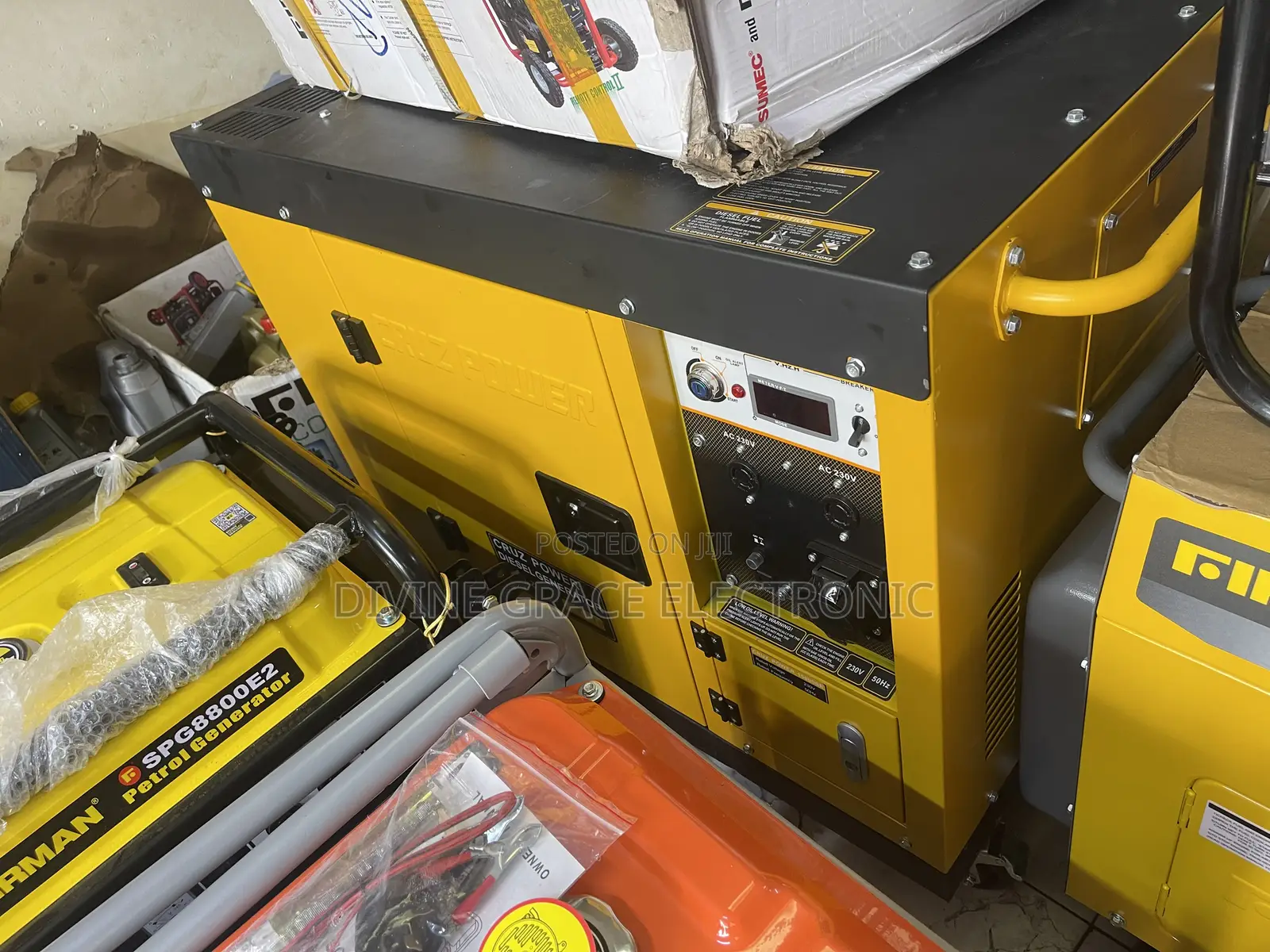 Brand New Cruz 12kva Diesel Soundproof Generator/Zero Noise