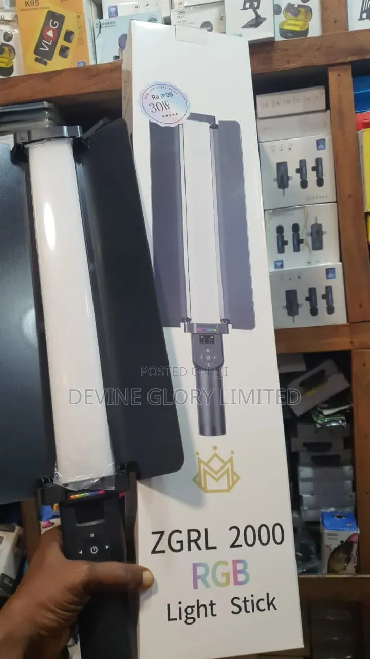 ZGRL 2000 RGB Led Light Stick 30w Photography Wand