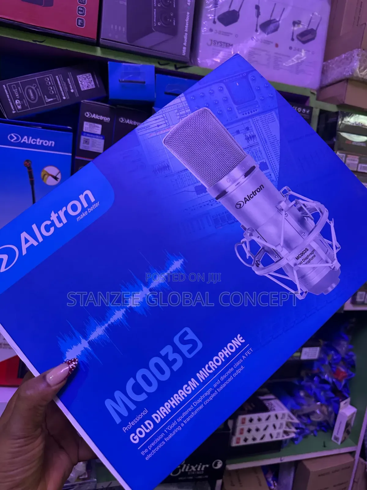 Alctron-Mc003s Professional Gold Diaphragm Condenser Micro