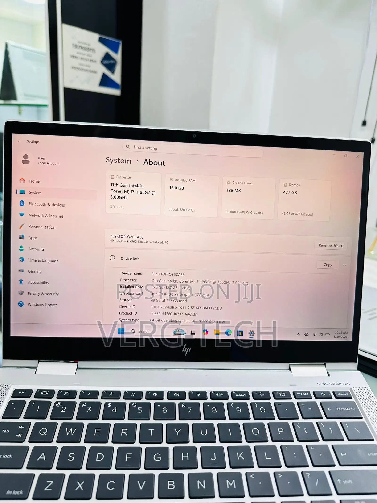 Laptop HP EliteBook 830 G8 16GB Intel Core i7 SSD 512GB