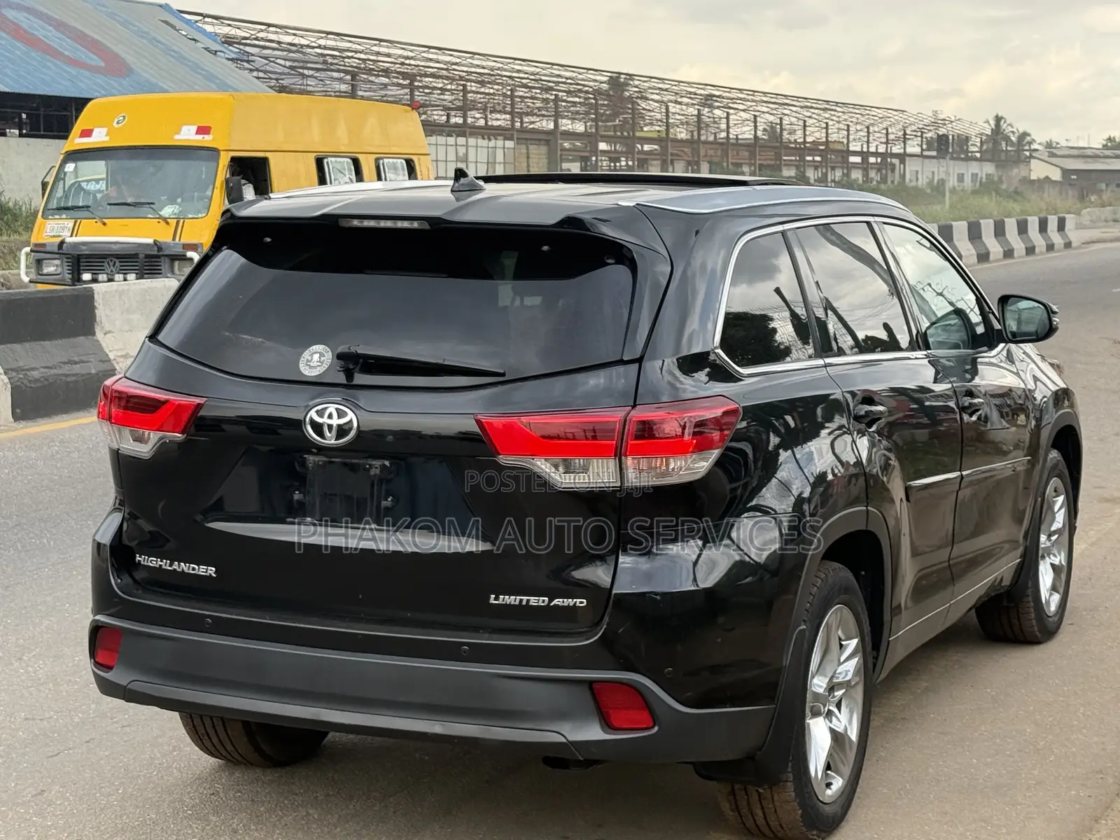 Toyota Highlander Limited Platinum V6 4x4 (3.5L 6cyl 6A) 2016 Black