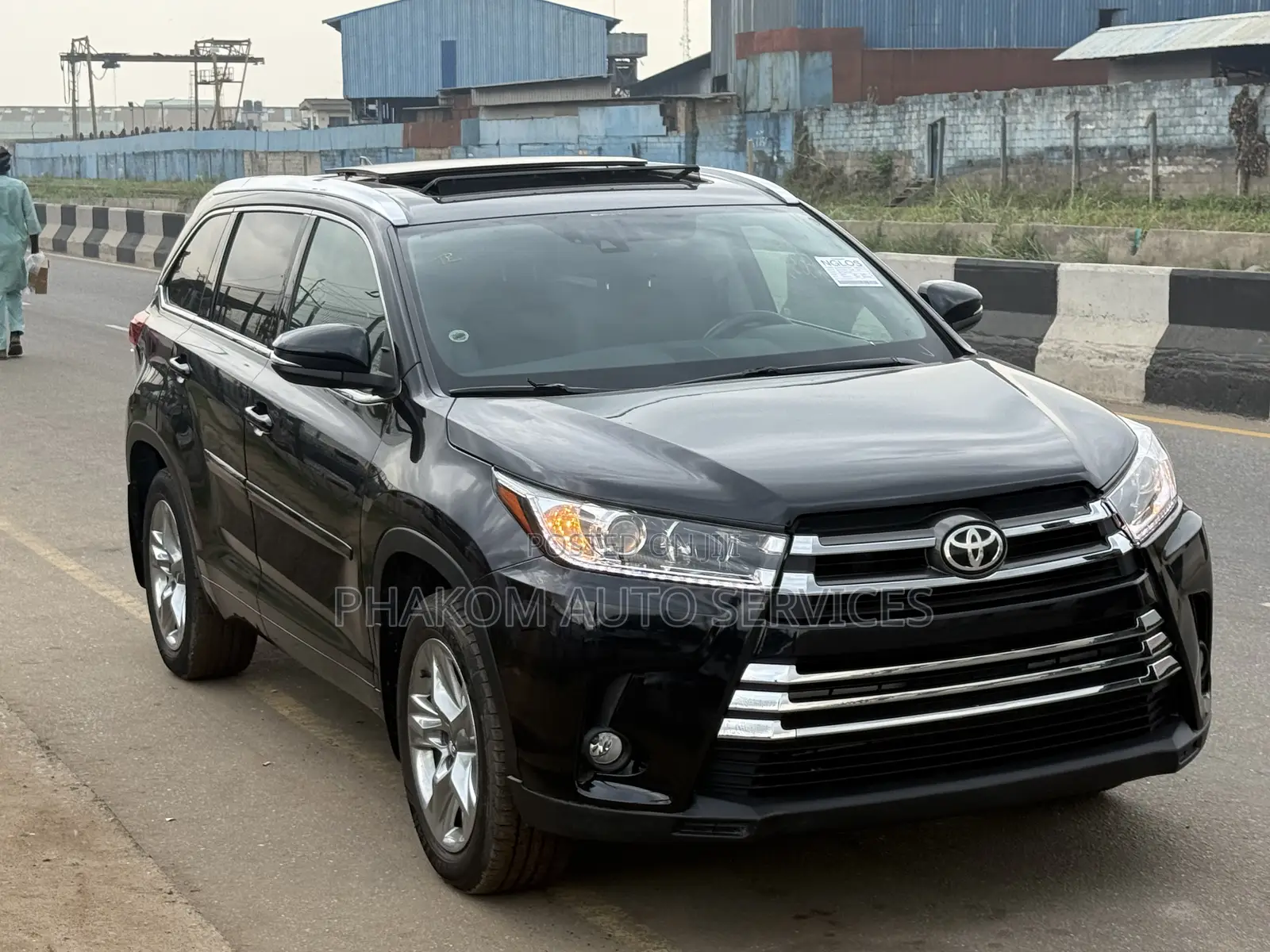 Toyota Highlander Limited Platinum V6 4x4 (3.5L 6cyl 6A) 2016 Black