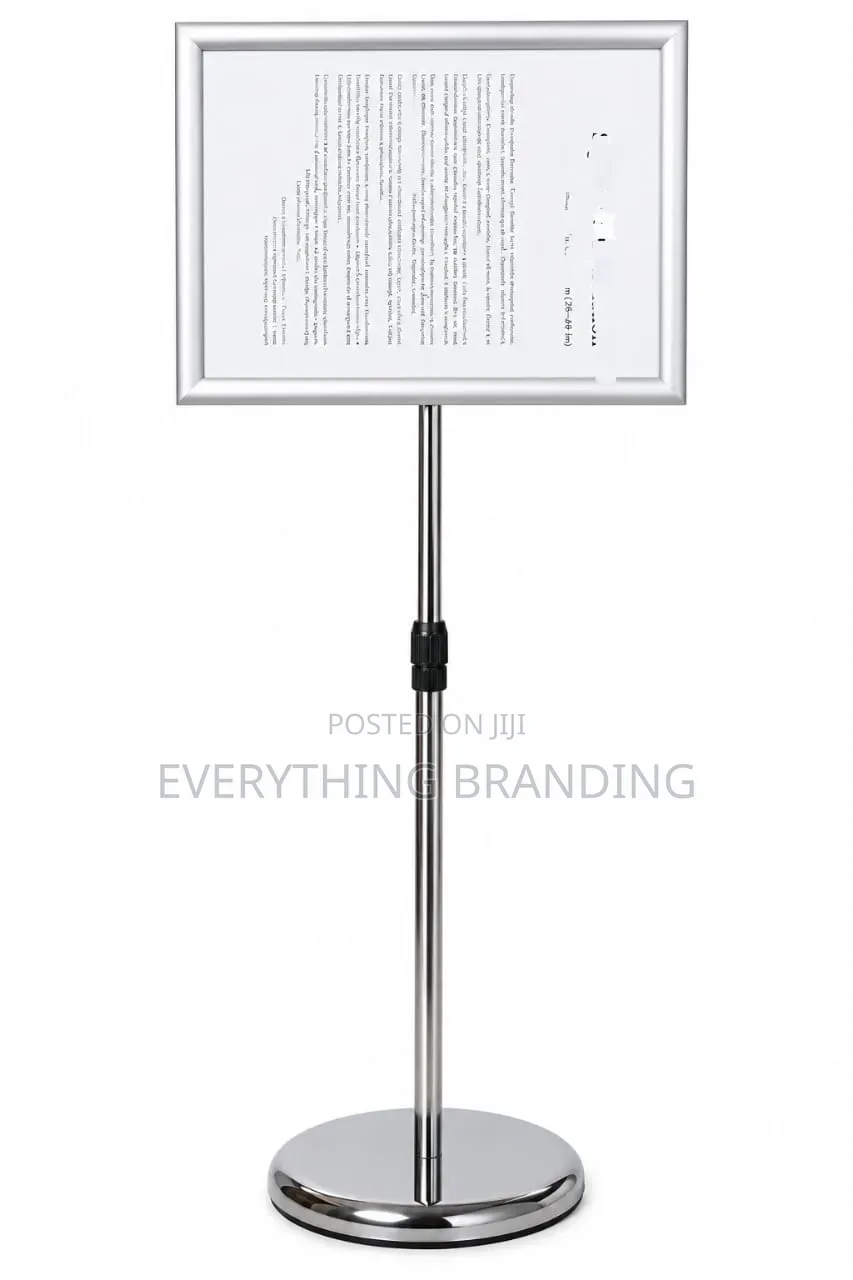 A3 Foyer Stamper Frame Stand for Office, Event Shop Display