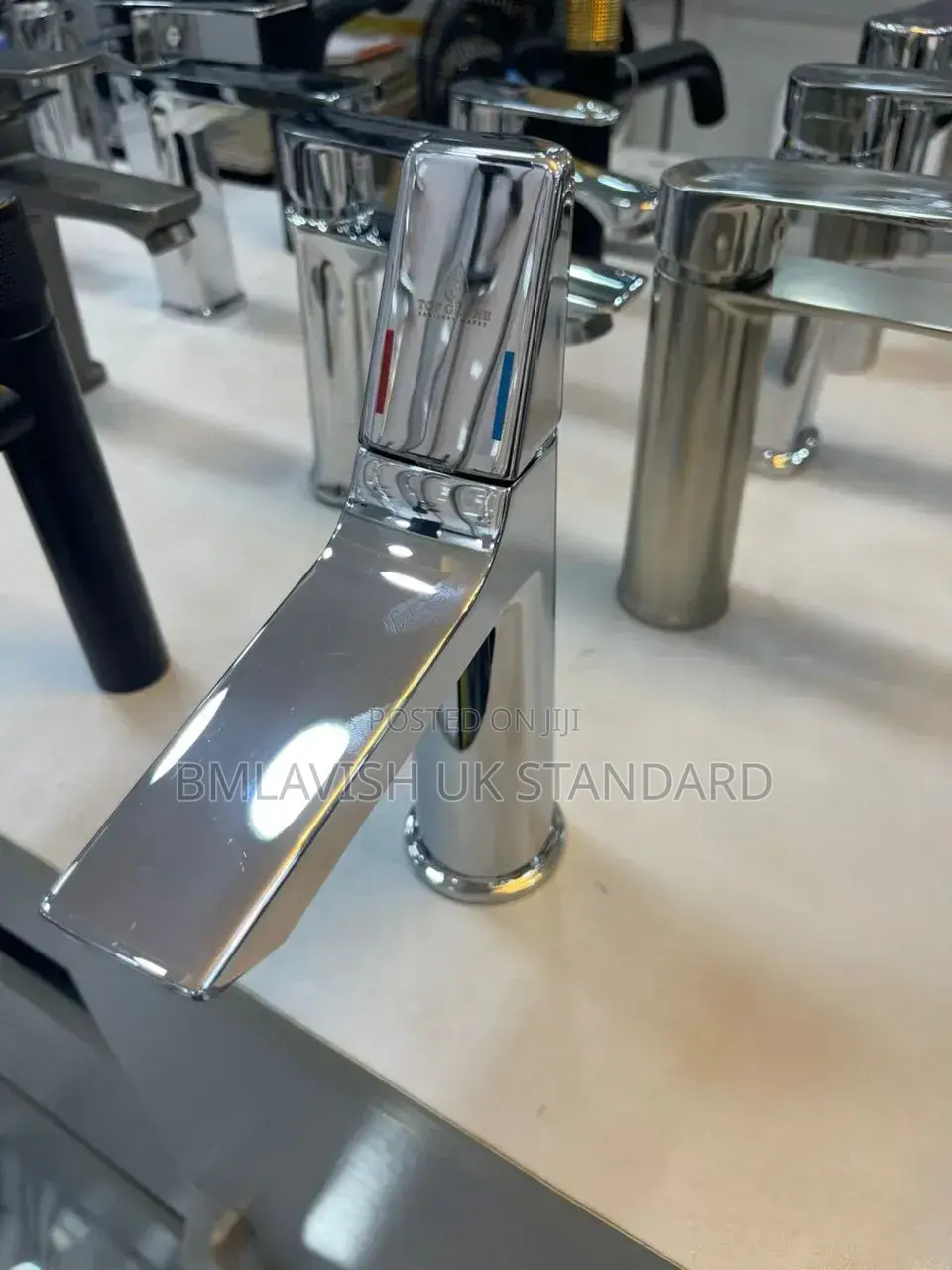 Silver Basin Mixer Tap