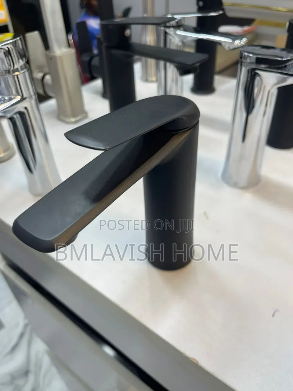 Matt Black Basin Mixer Tap