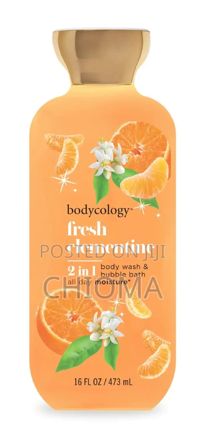 Bodycology Fresh Clementine 2 in 1 Body Wash Bubble Bath 473 Ml