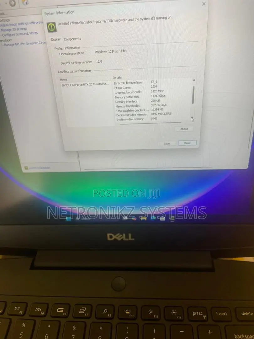 Laptop Dell G5 16GB Intel Core i7 SSD 512GB