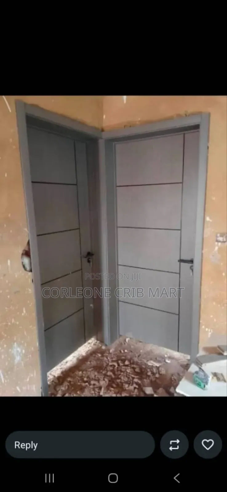 China Made Room Door Grey