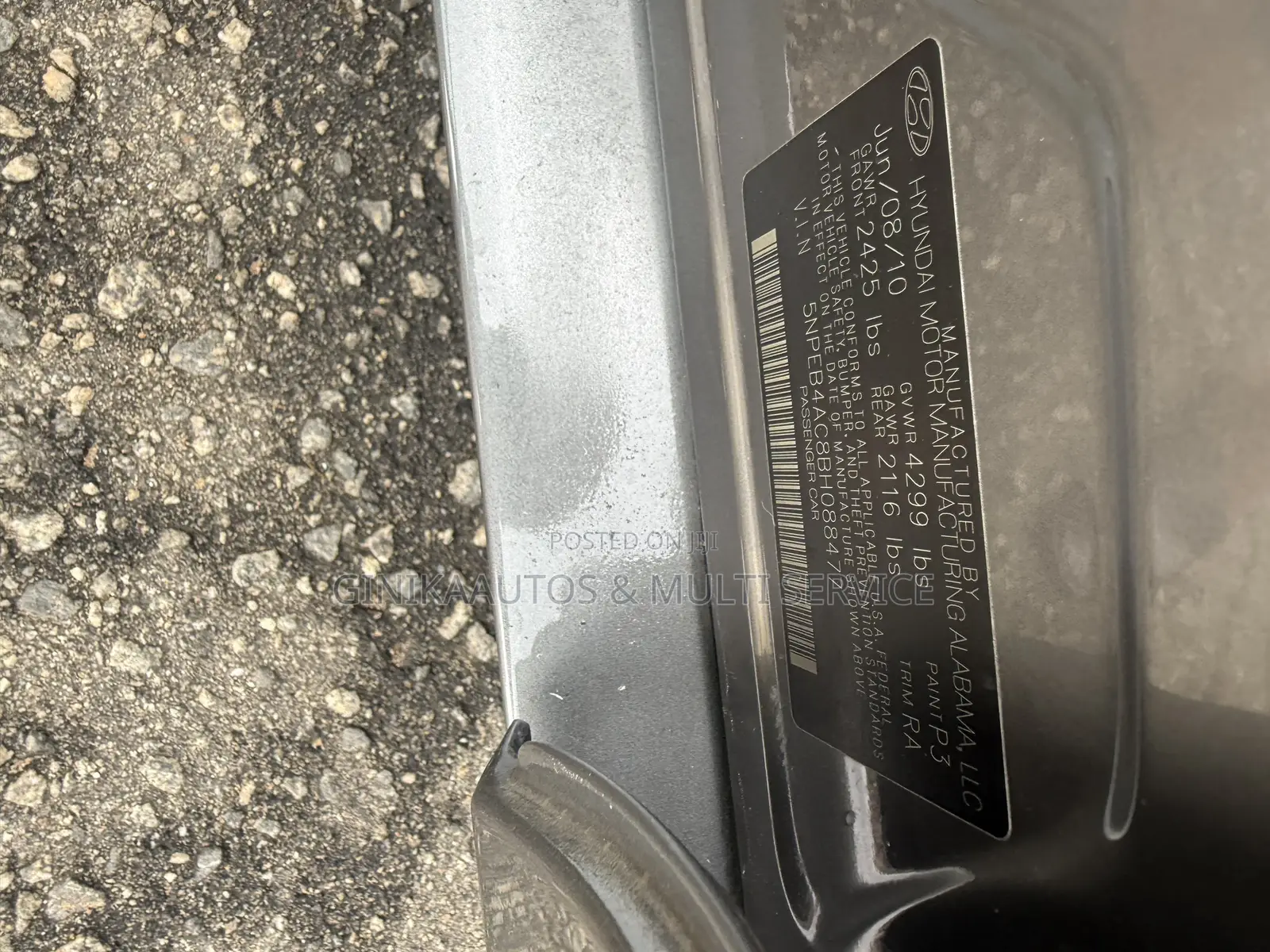 Hyundai Sonata 2010 Gray