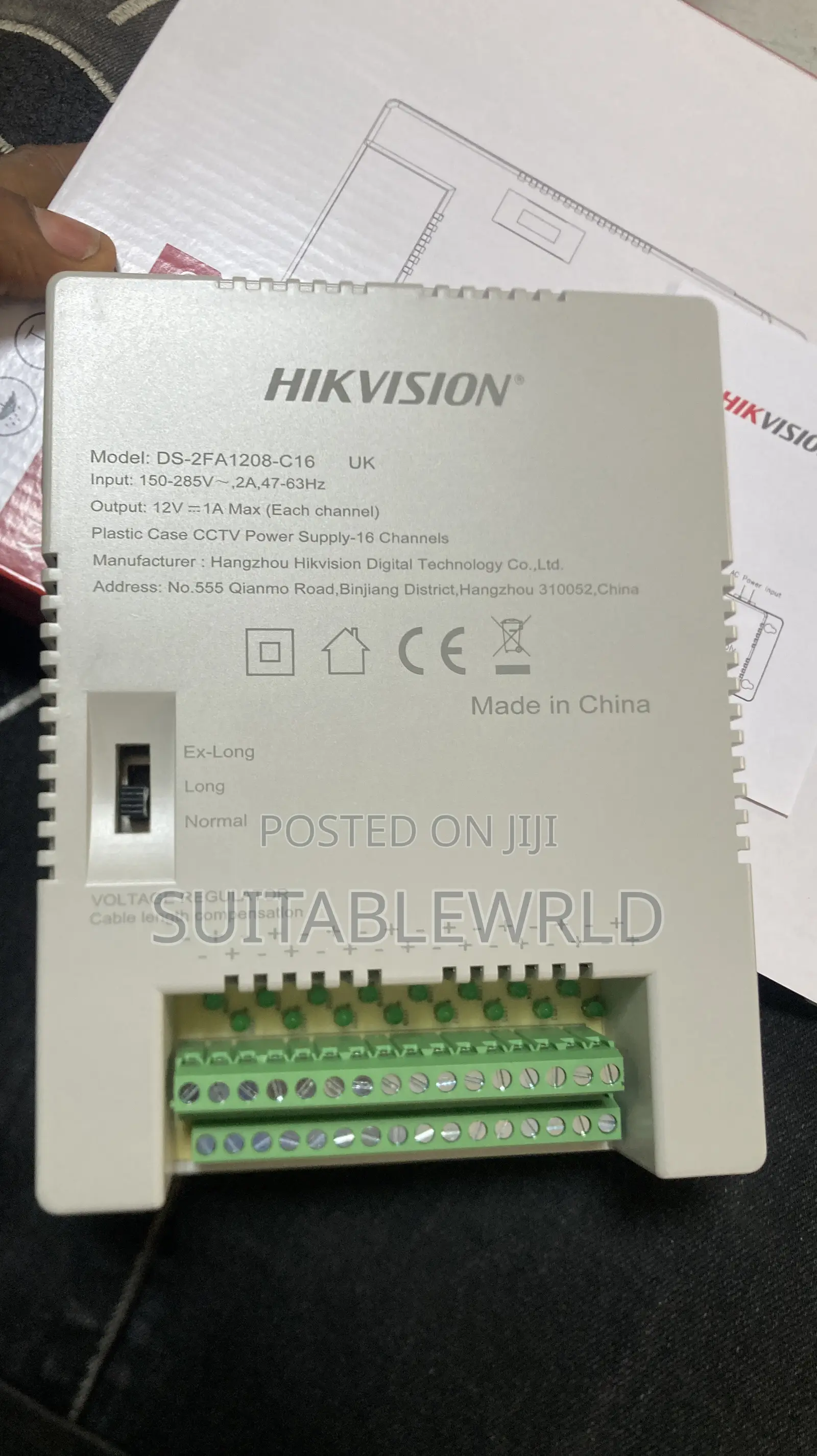 16channel Power Supply Hikvision