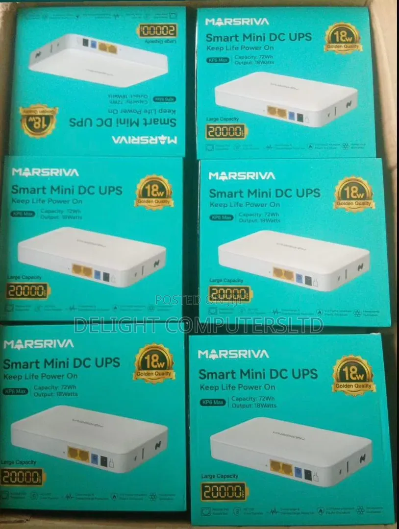 Marsriva Kp6 Max 20000mah Smart Mini Router Dc Ups 18 Watt