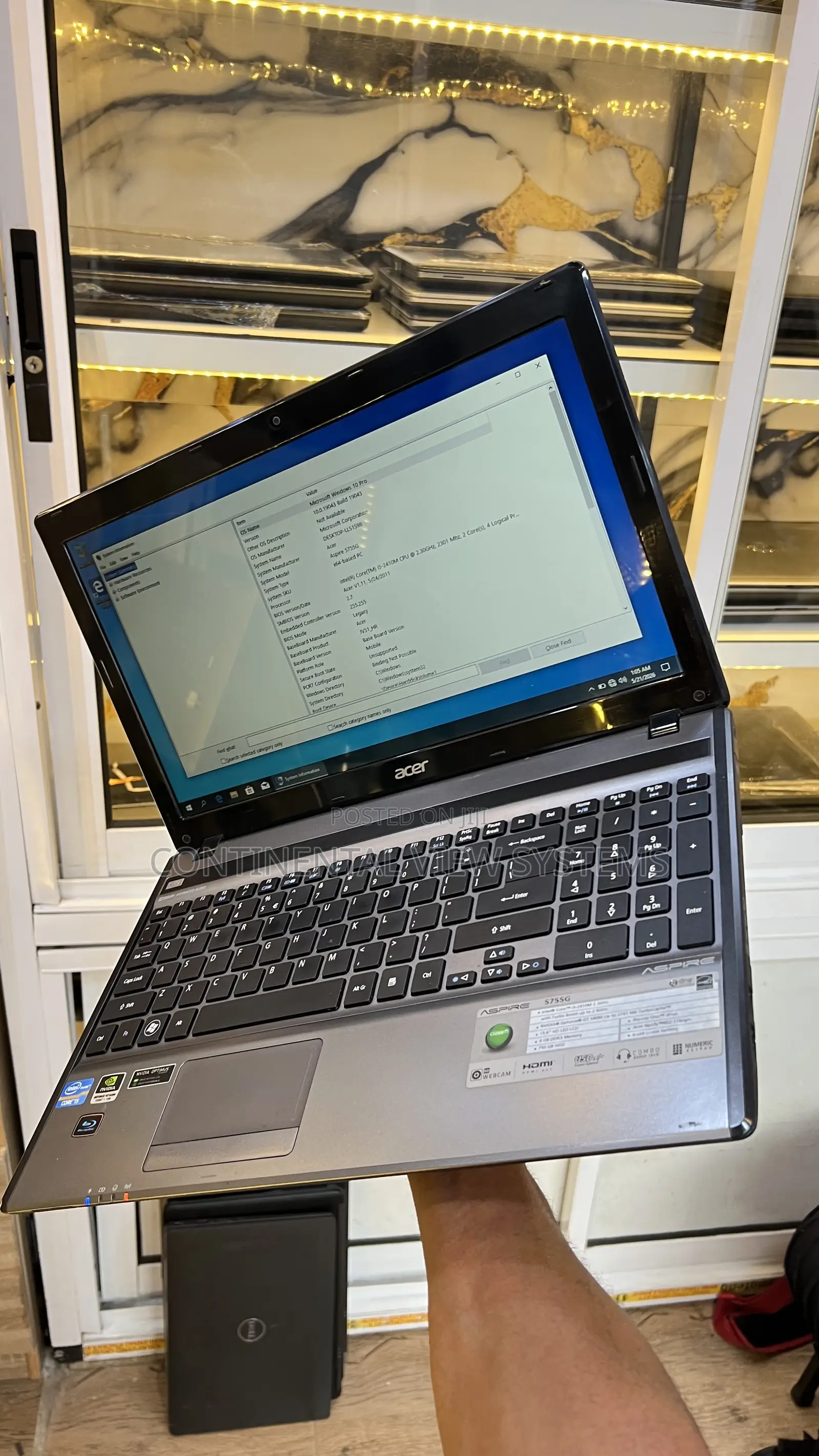 Laptop Acer Aspire 5755G 8GB Intel Core i5 HDD 250GB