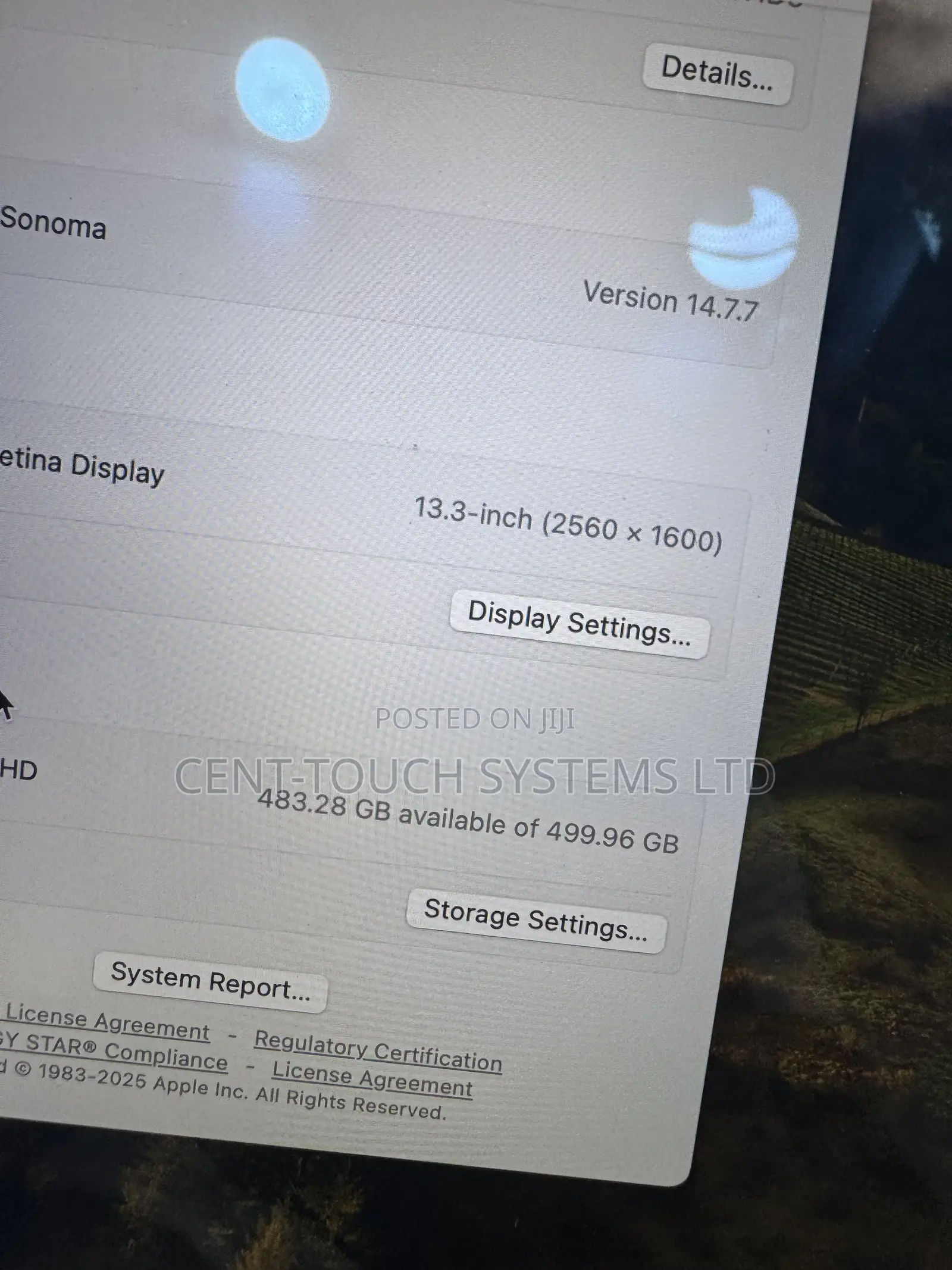 Laptop Apple MacBook Pro 2018 8GB Intel Core i7 SSD 512GB