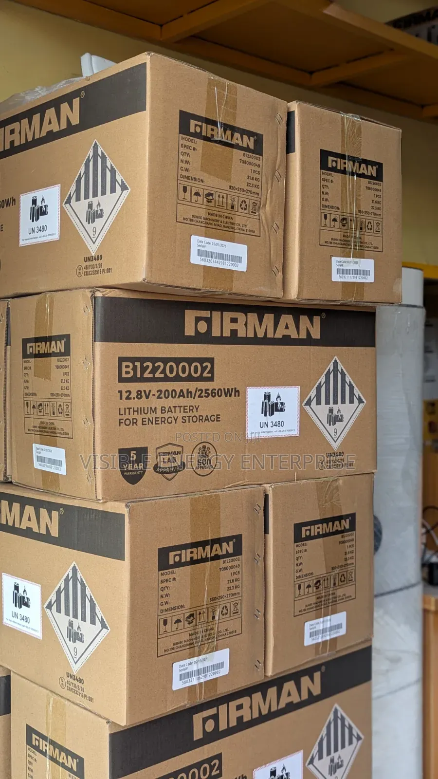 Firman 2.5kwh|12.8v Lithium Battery