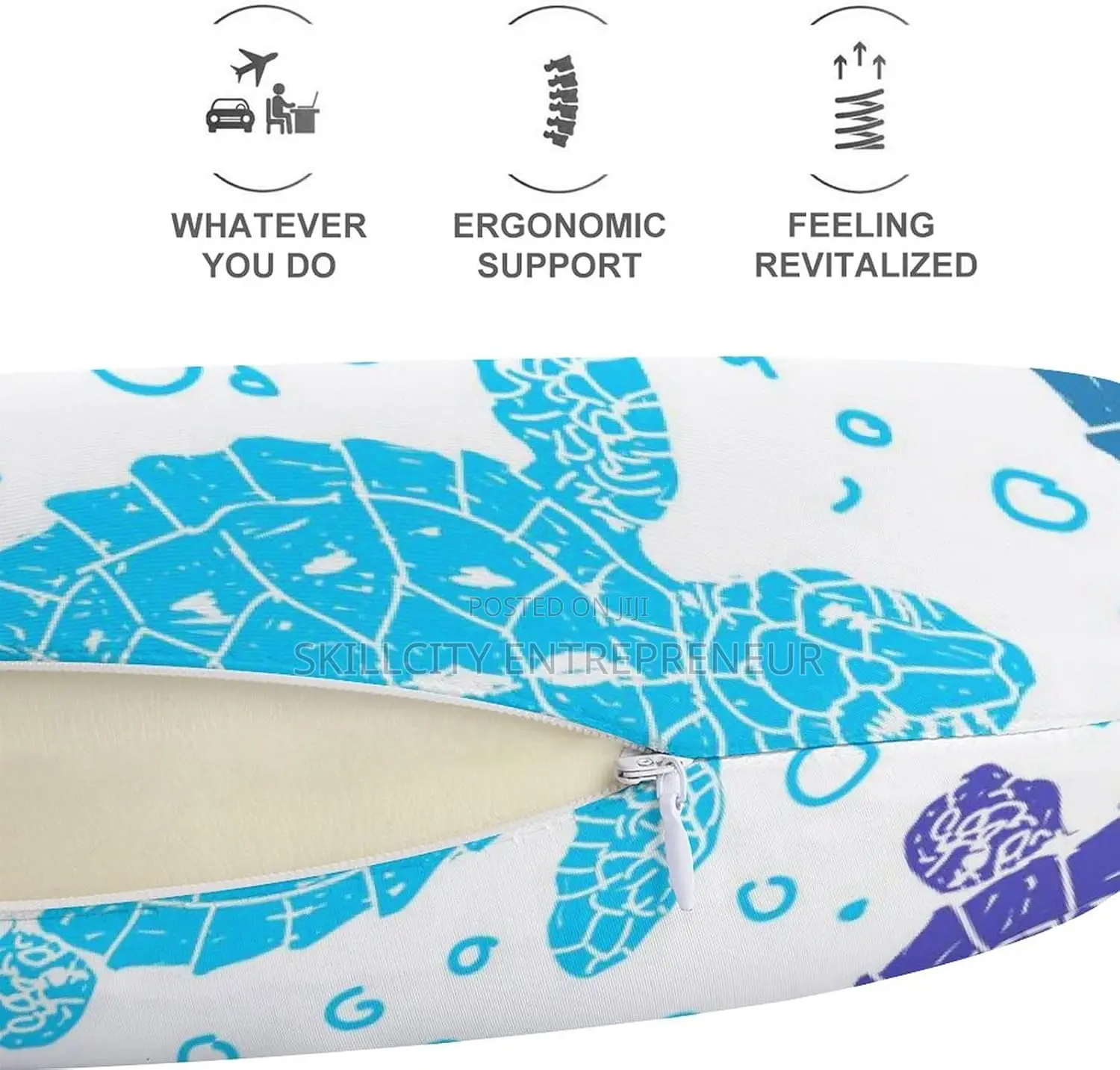 U-Shaped Ergonomic Travel Neck Pillow
