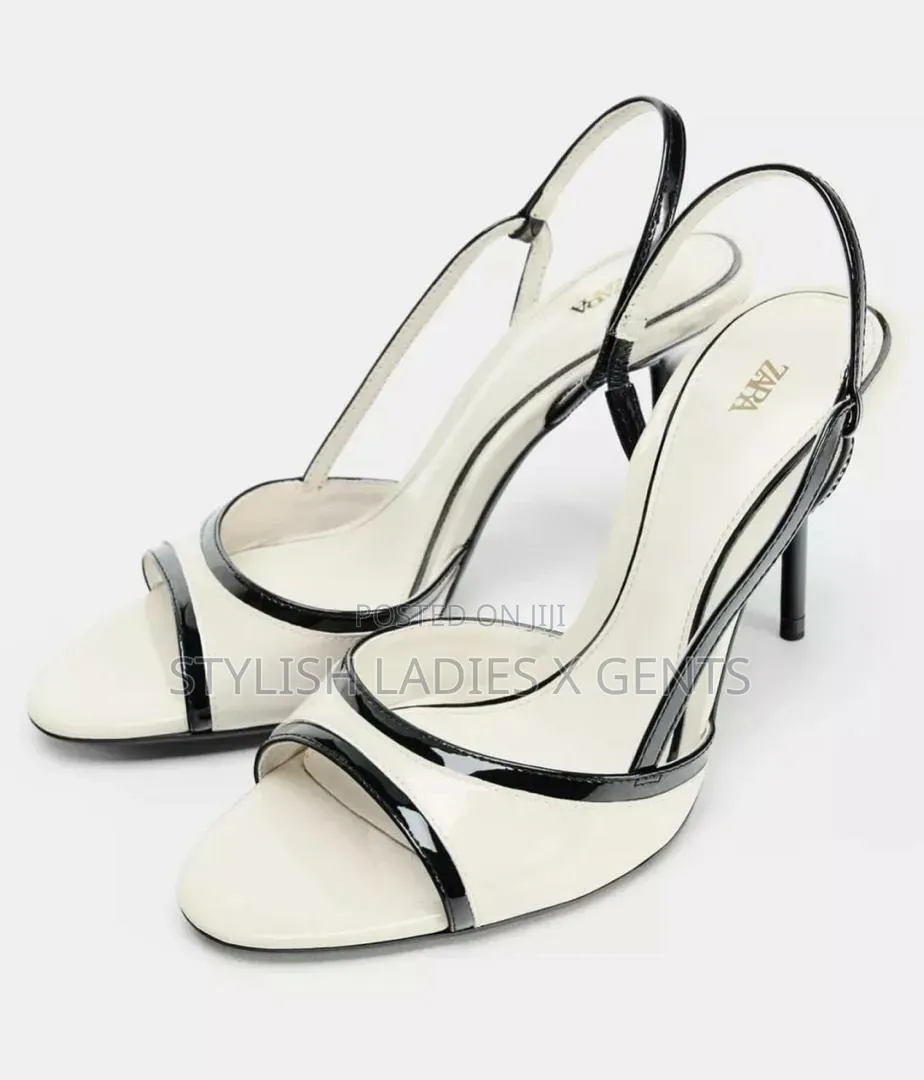 Zara Faux Patent Sandal