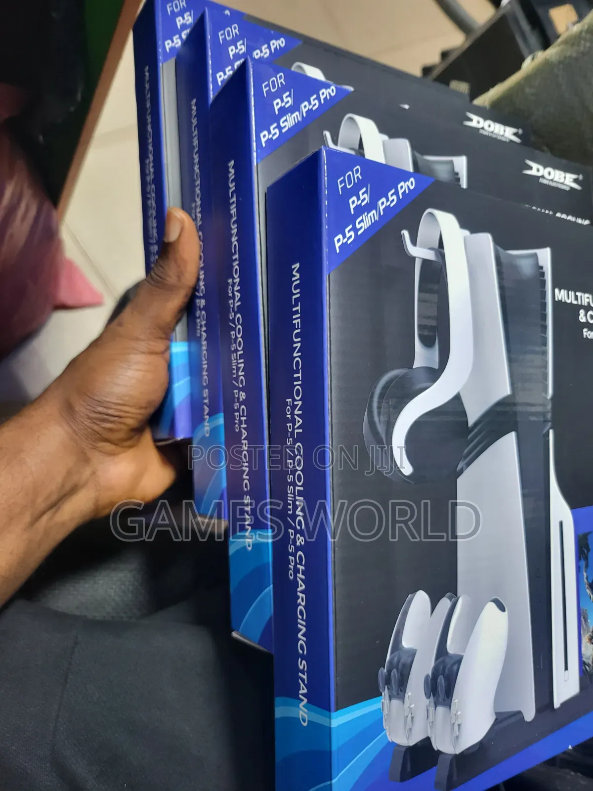 Multifunctional Cooling Charging Stand for All Ps5 Slim, Fat Pro