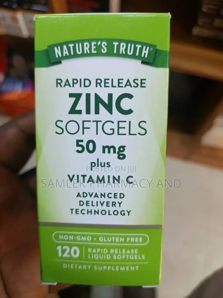 Nature's Truth Zinc Plus Vitamin C -120rapid Release Softgel