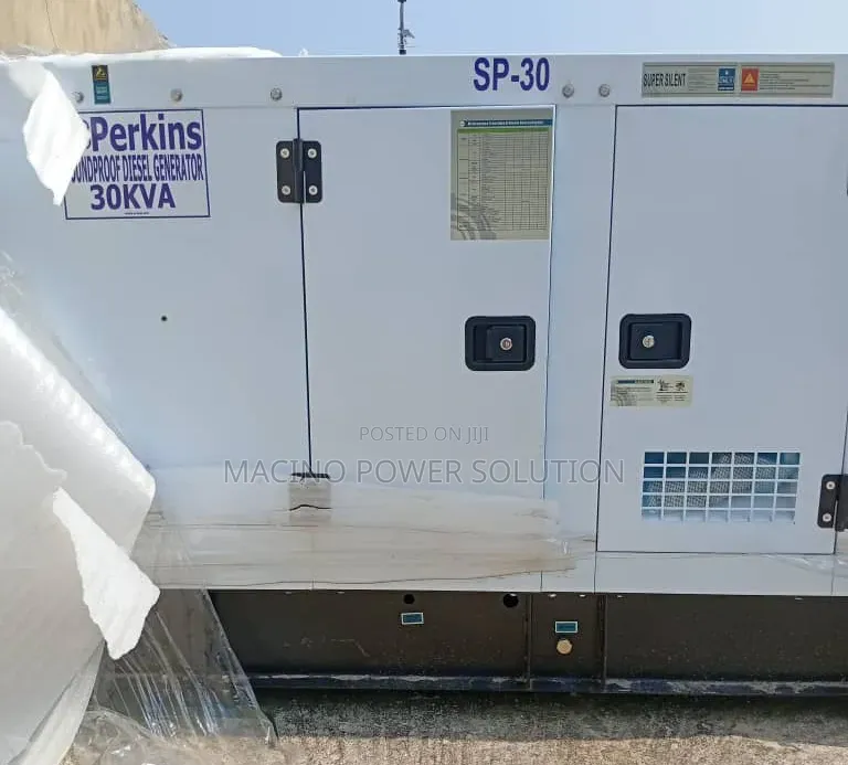 Perkins Soundproof Diesel Generator 30kva
