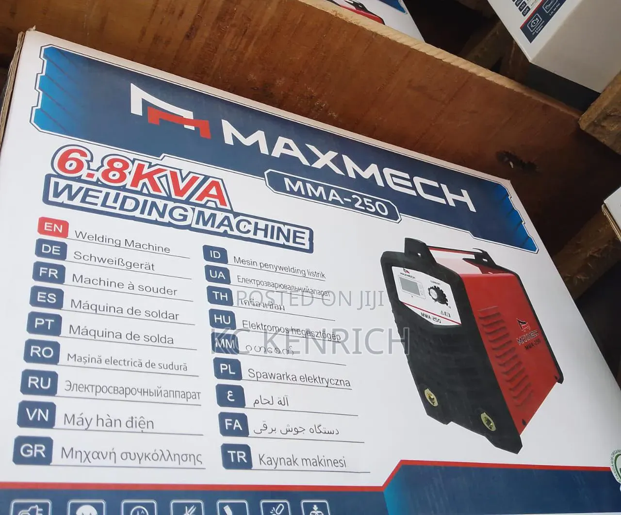 Maxmech Welding Machine Mma250, 6.8kva