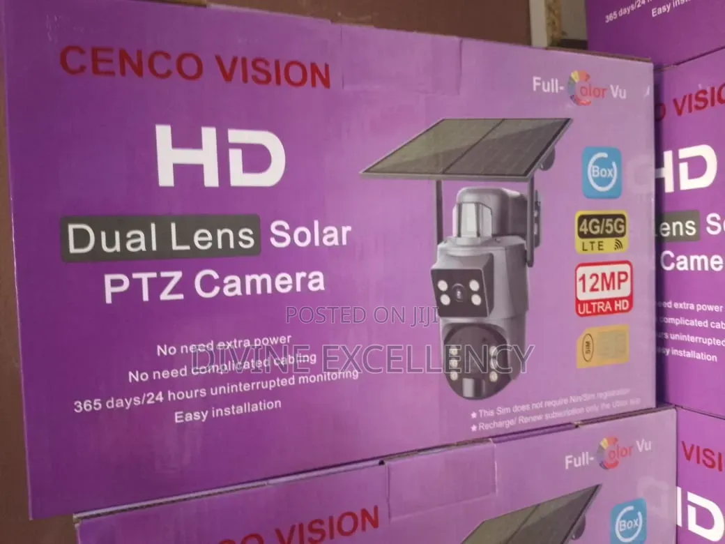 4g Enable Dual Lens Solar CCTV Camera
