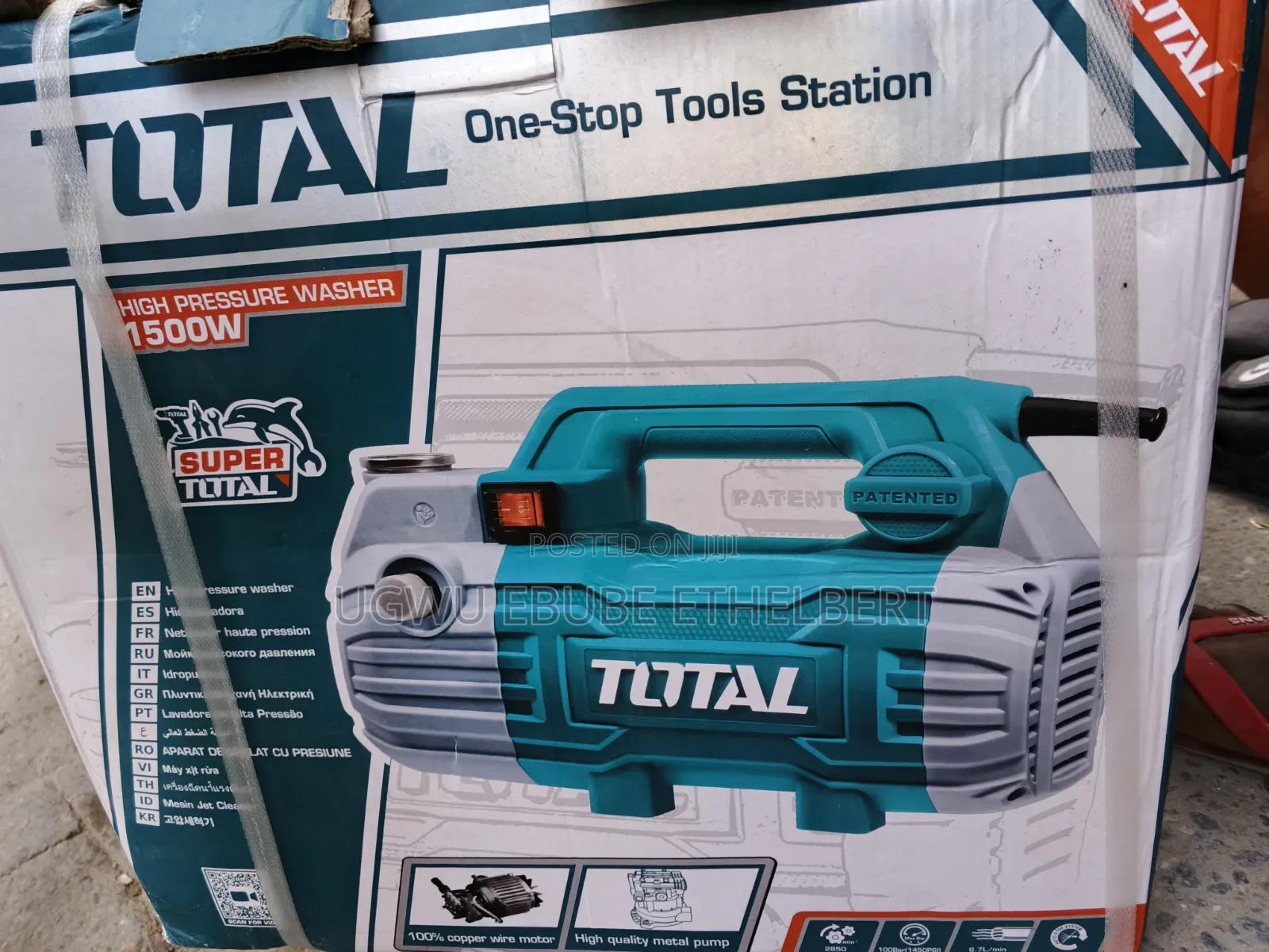 1500w Total Electric Pressure Washer