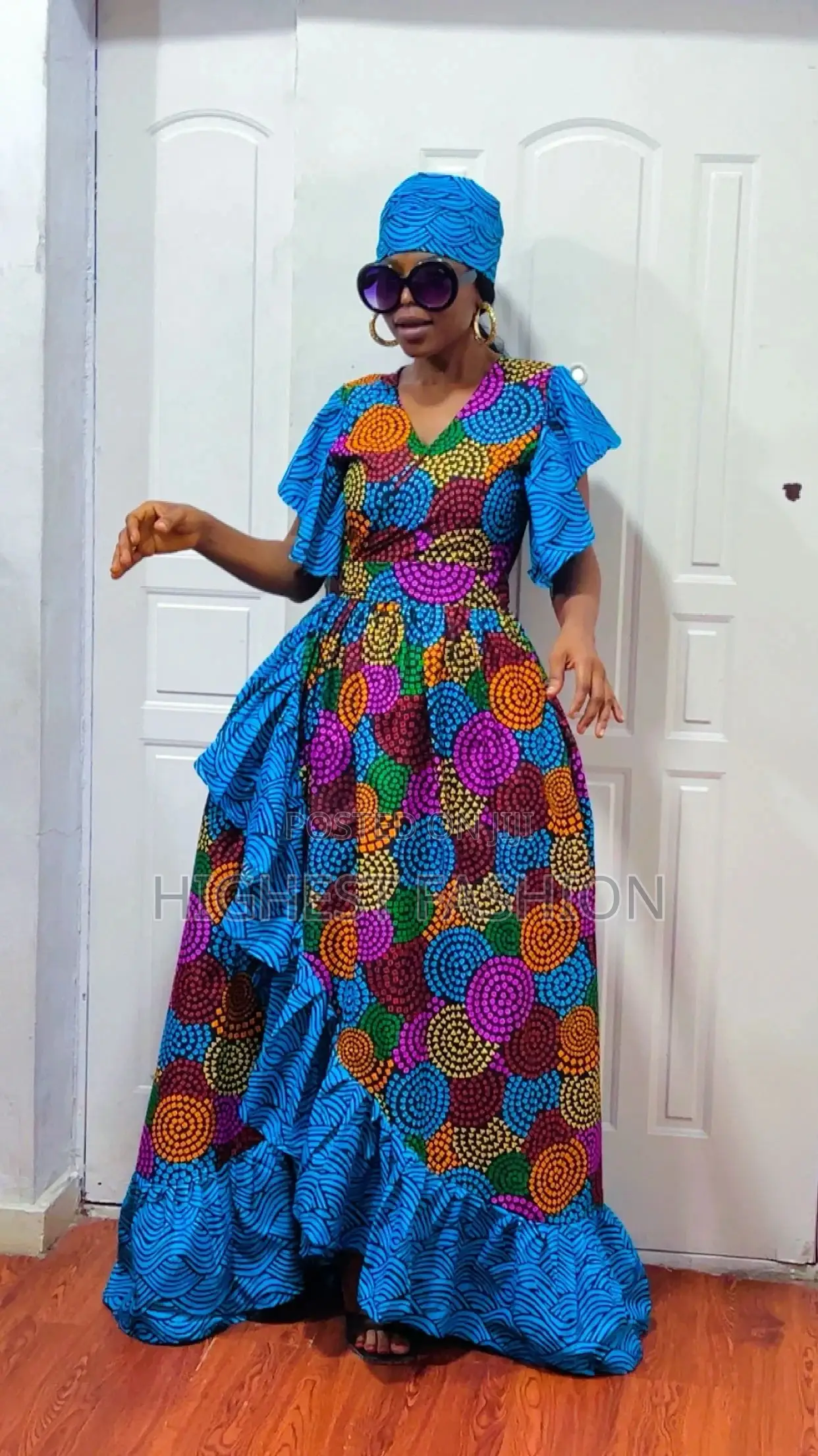 Long Gown and Scarf - Style 099