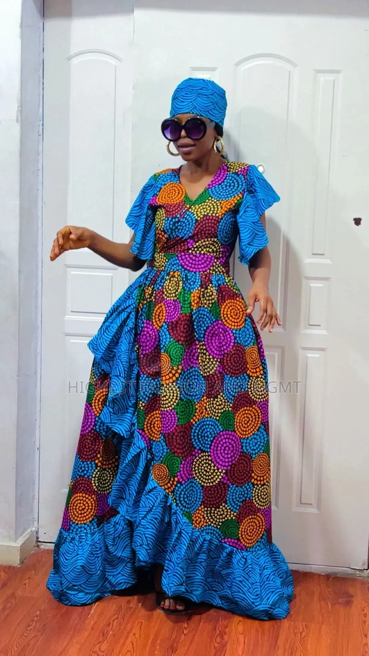 Long Gown and Scarf - Style 099