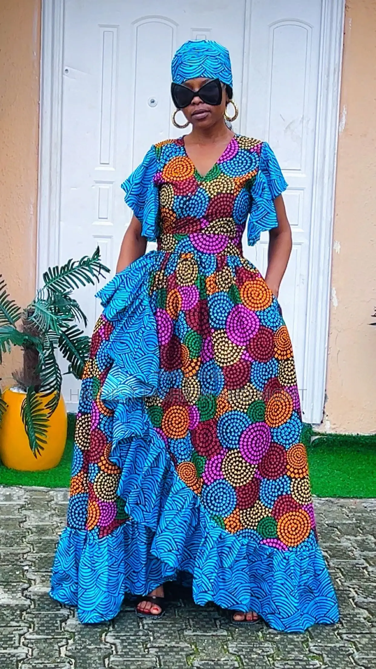 Long Gown and Scarf - Style 099