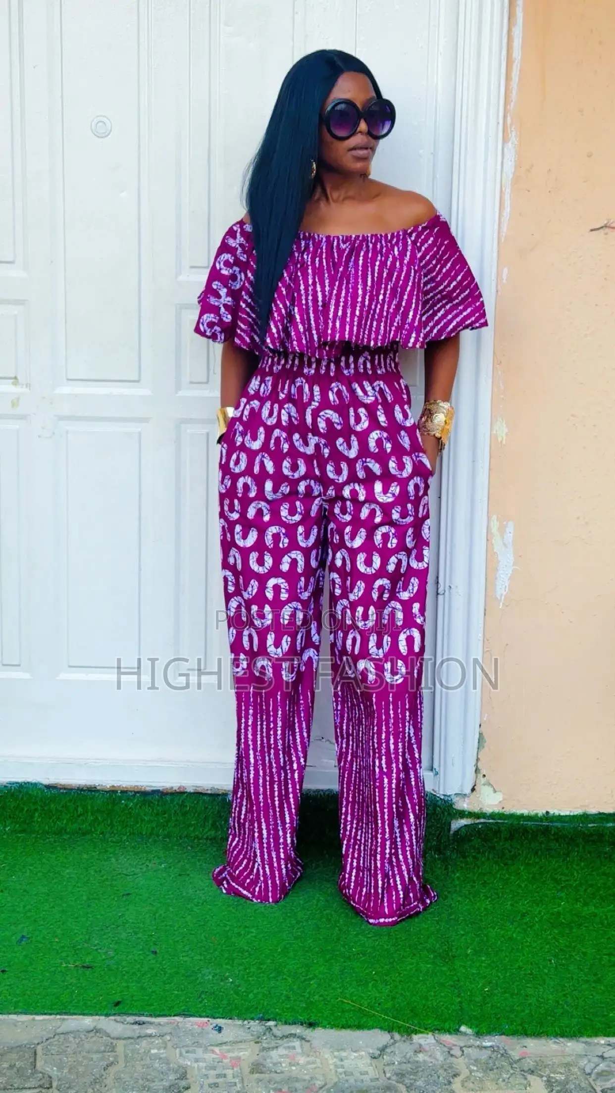 Off Shoulder Jumpsuit - Style 800