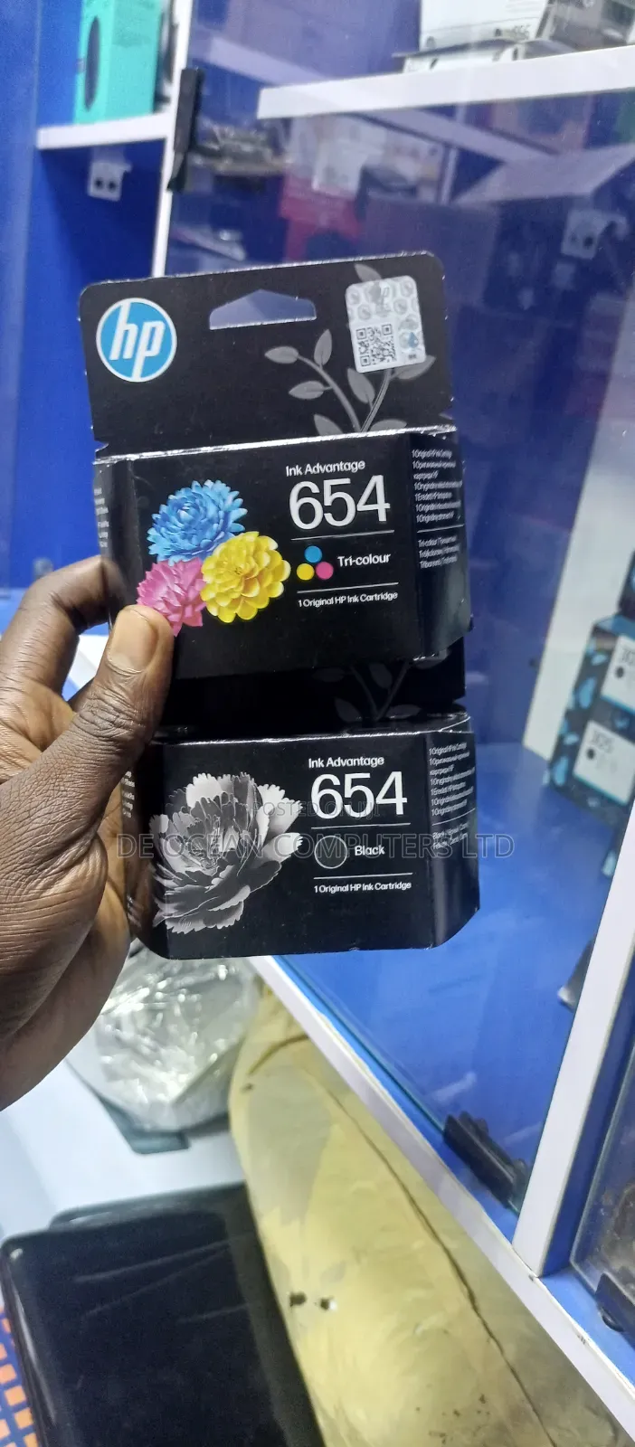 Hp 654 Ink Genuine Black and Color