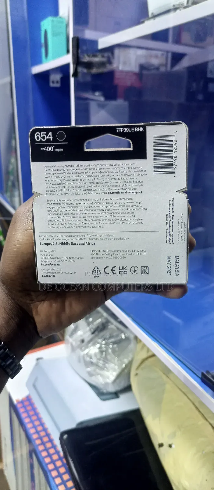 Hp 654 Ink Genuine Black and Color