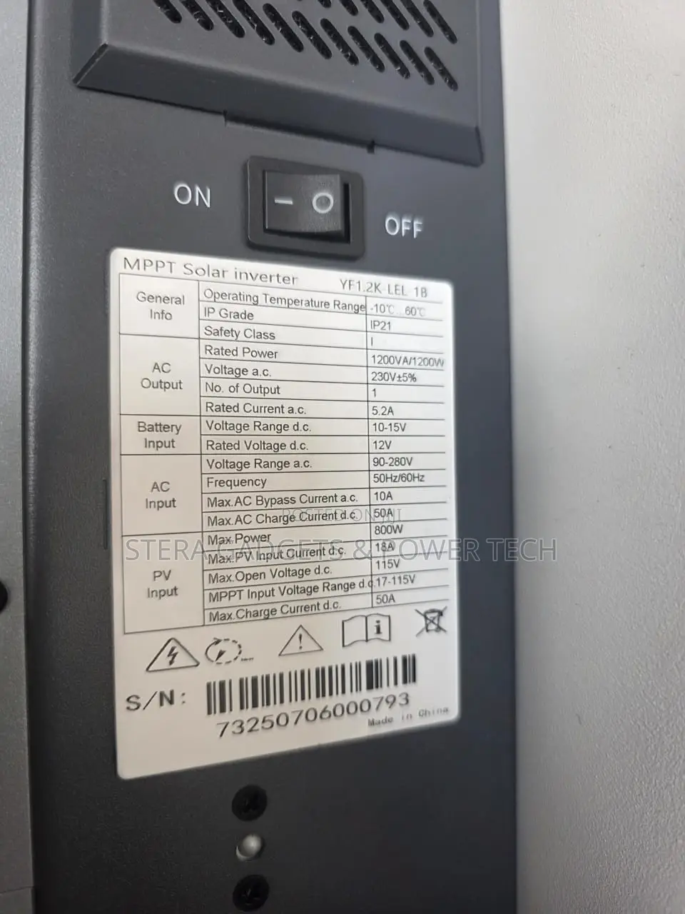 1.2kw Solar Hybrid Inverter