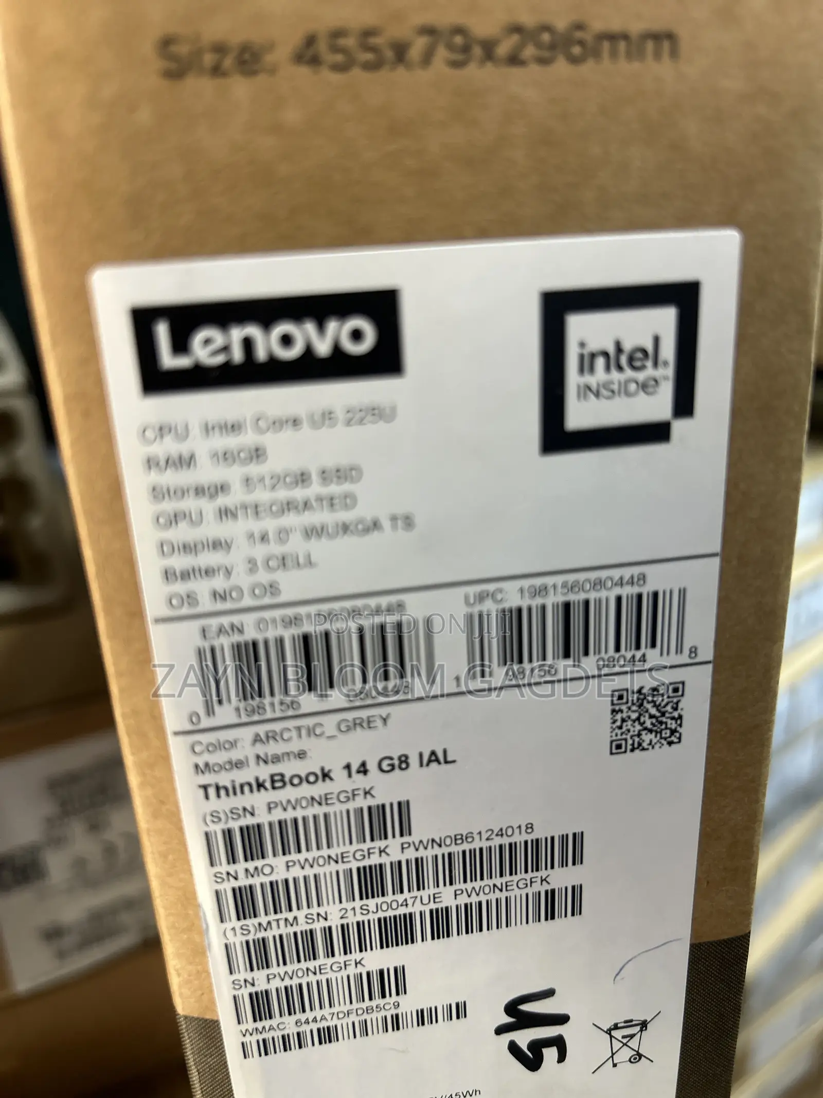 New Laptop Lenovo Thinkbook 14 16GB Intel Core Ultra 5 SSD 512GB