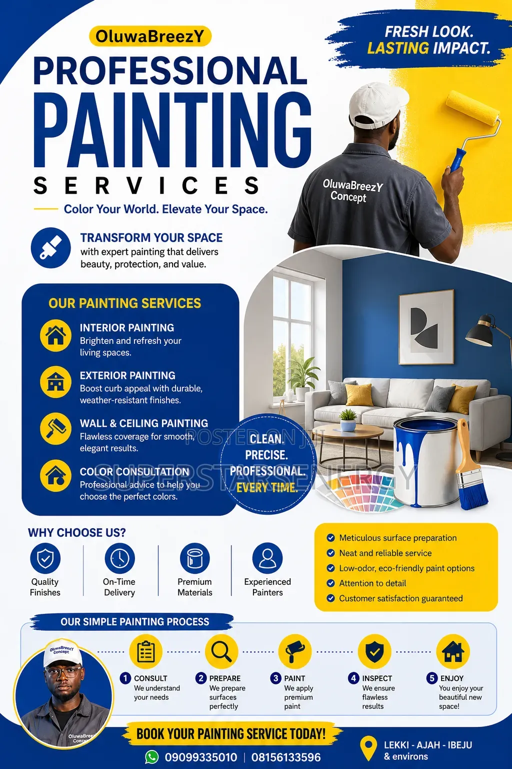 Oluwabreezy Cleaning and Painting Services