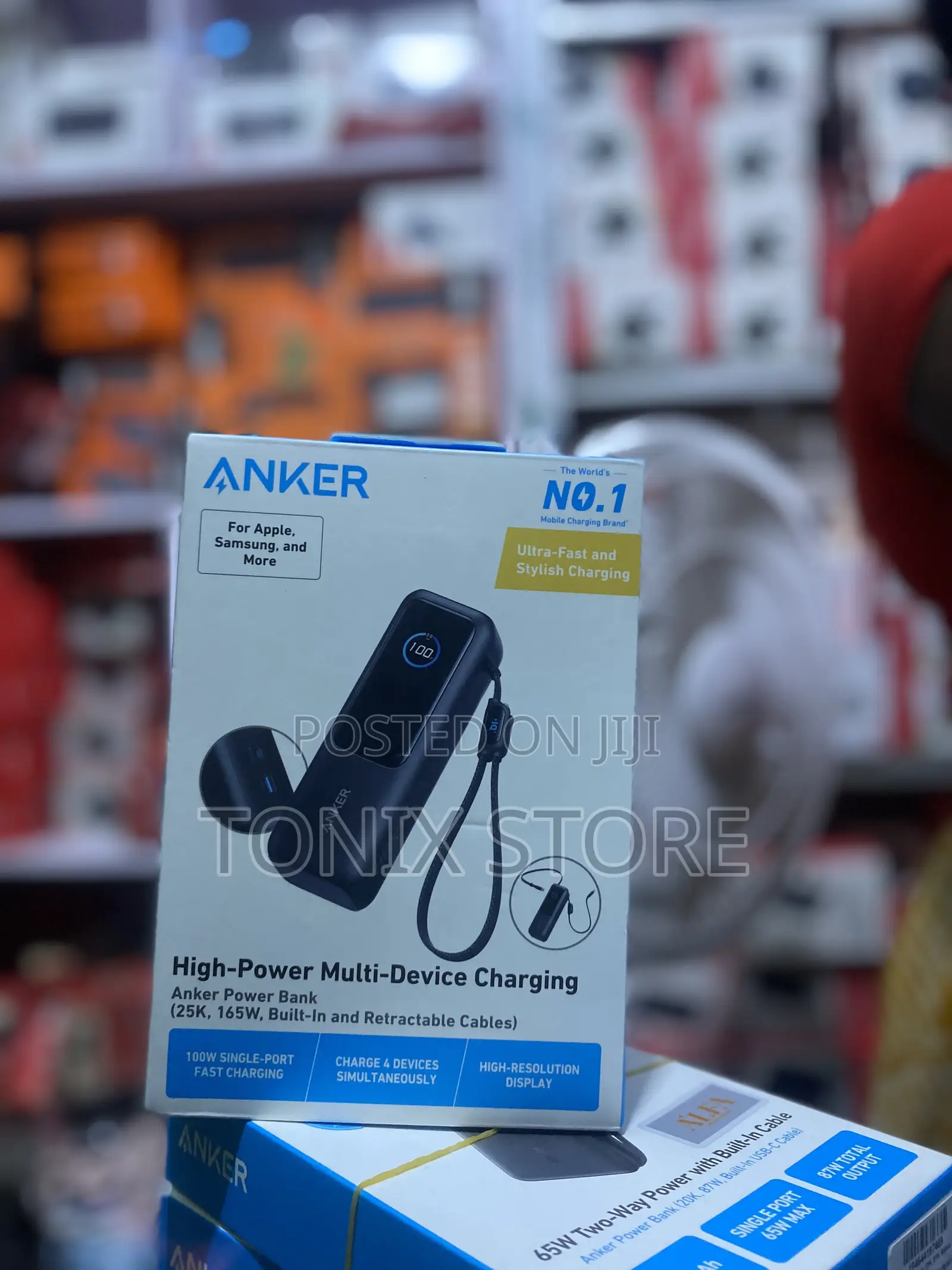 Anker 25,000mah High-Power Multi-Device Charging Anker Power Bank
