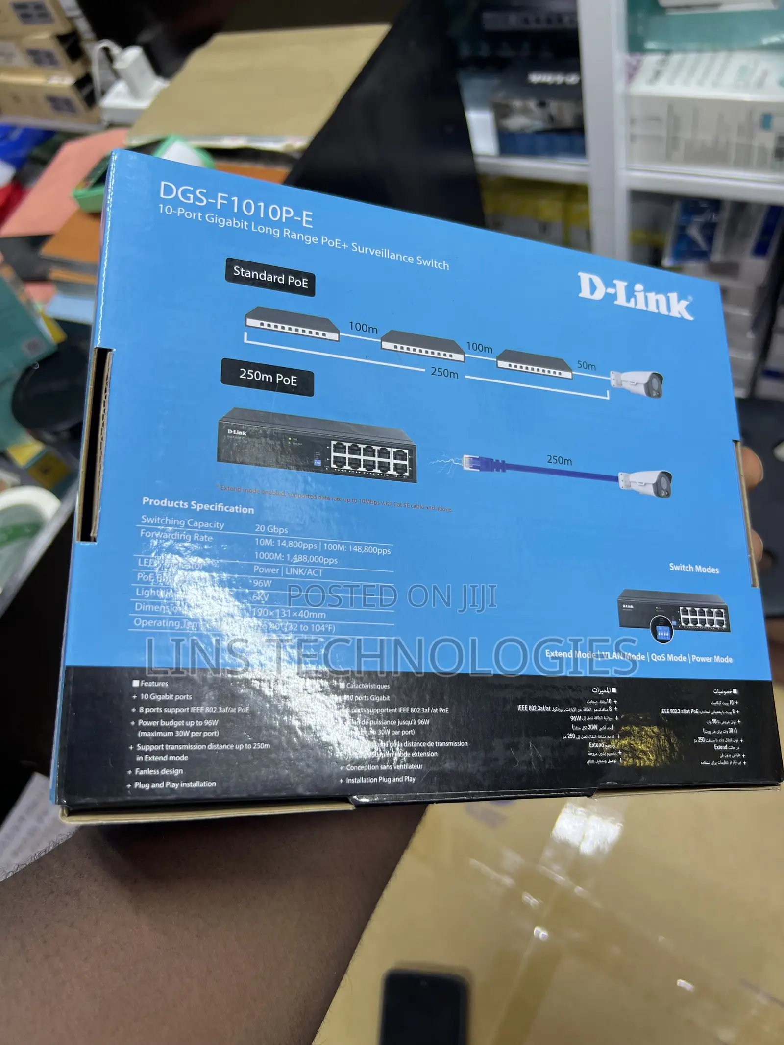 D-Link 10 Port Poe Switch