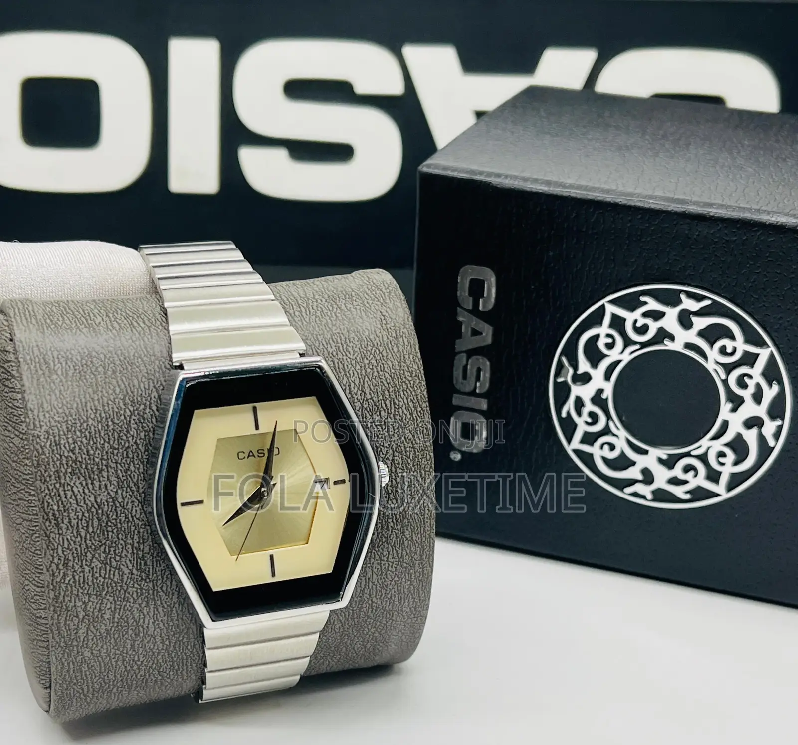 *Chain Casio Analog Wristwatch* *` With Box` 