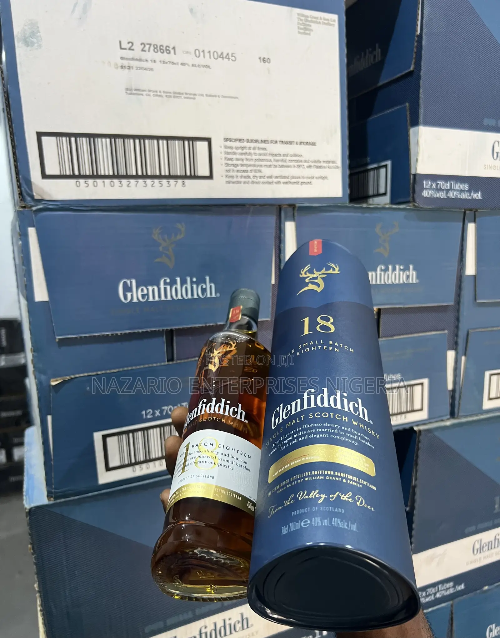 Glenfiddich 18 Years–Single Malt Whisky — Carton of 12 Bottles