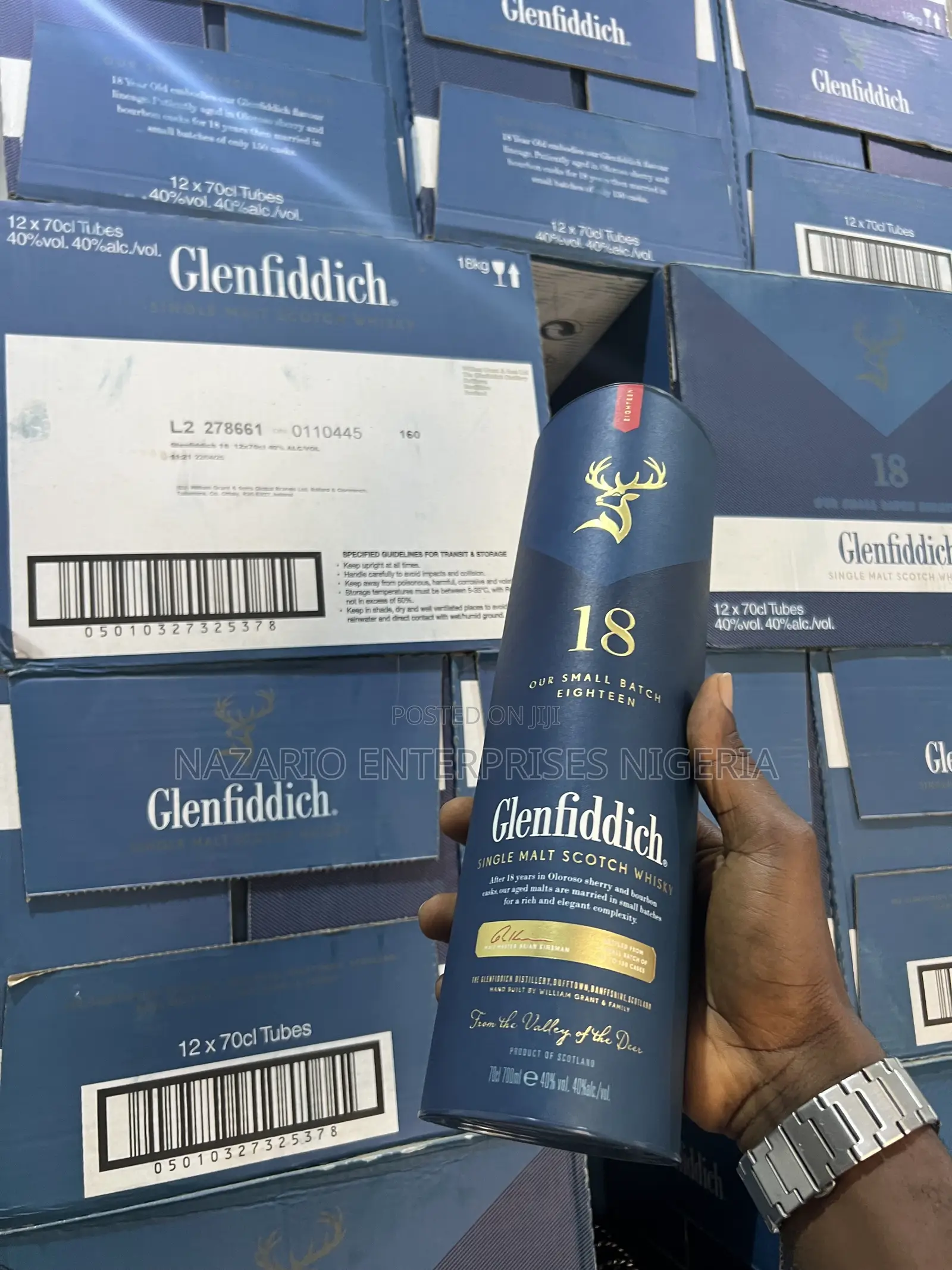 Glenfiddich 18 Years–Single Malt Whisky — Carton of 12 Bottles