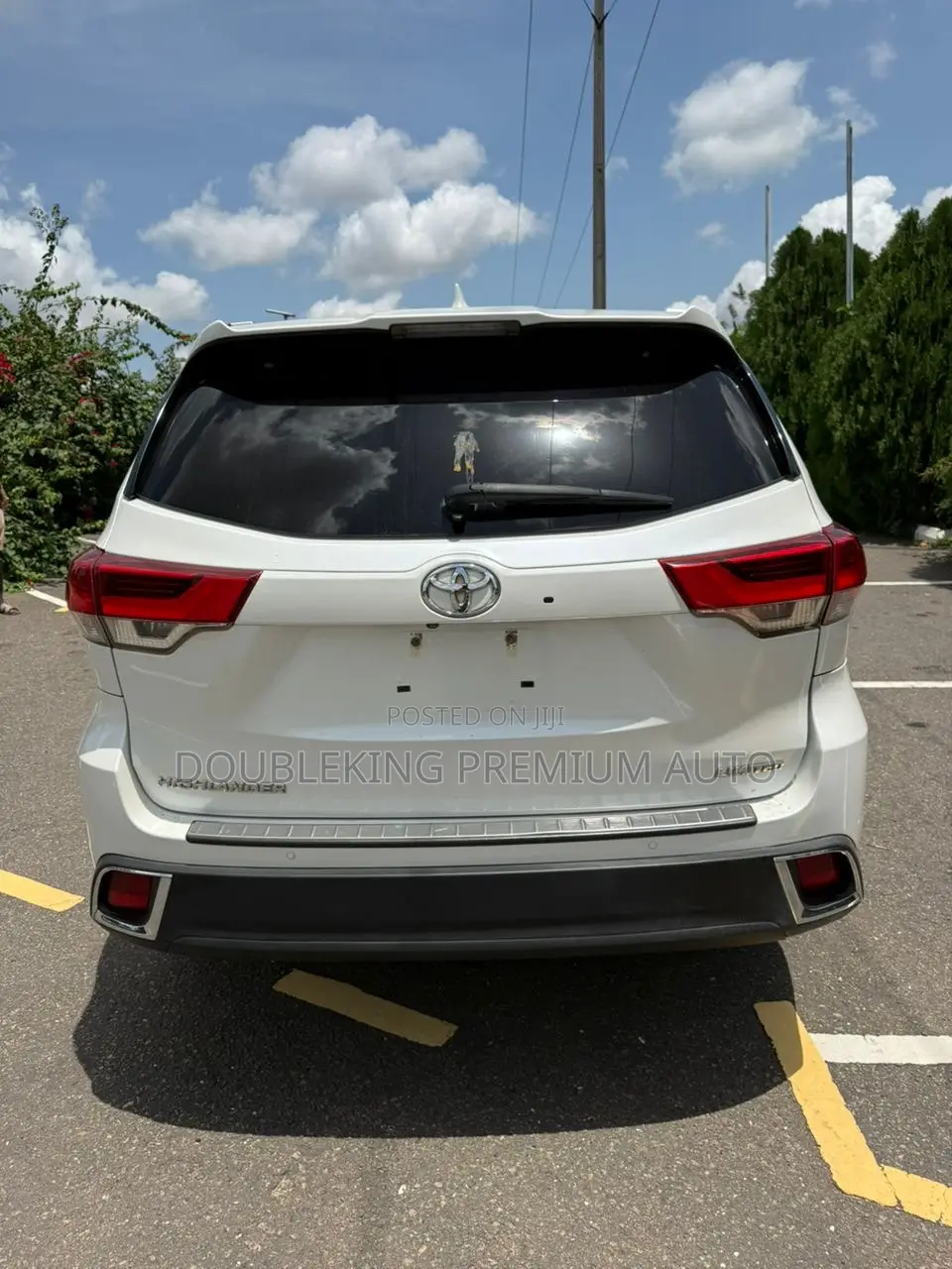 Toyota Highlander Limited 4x4 V6 (3.5L 6cyl 8A) 2018 White