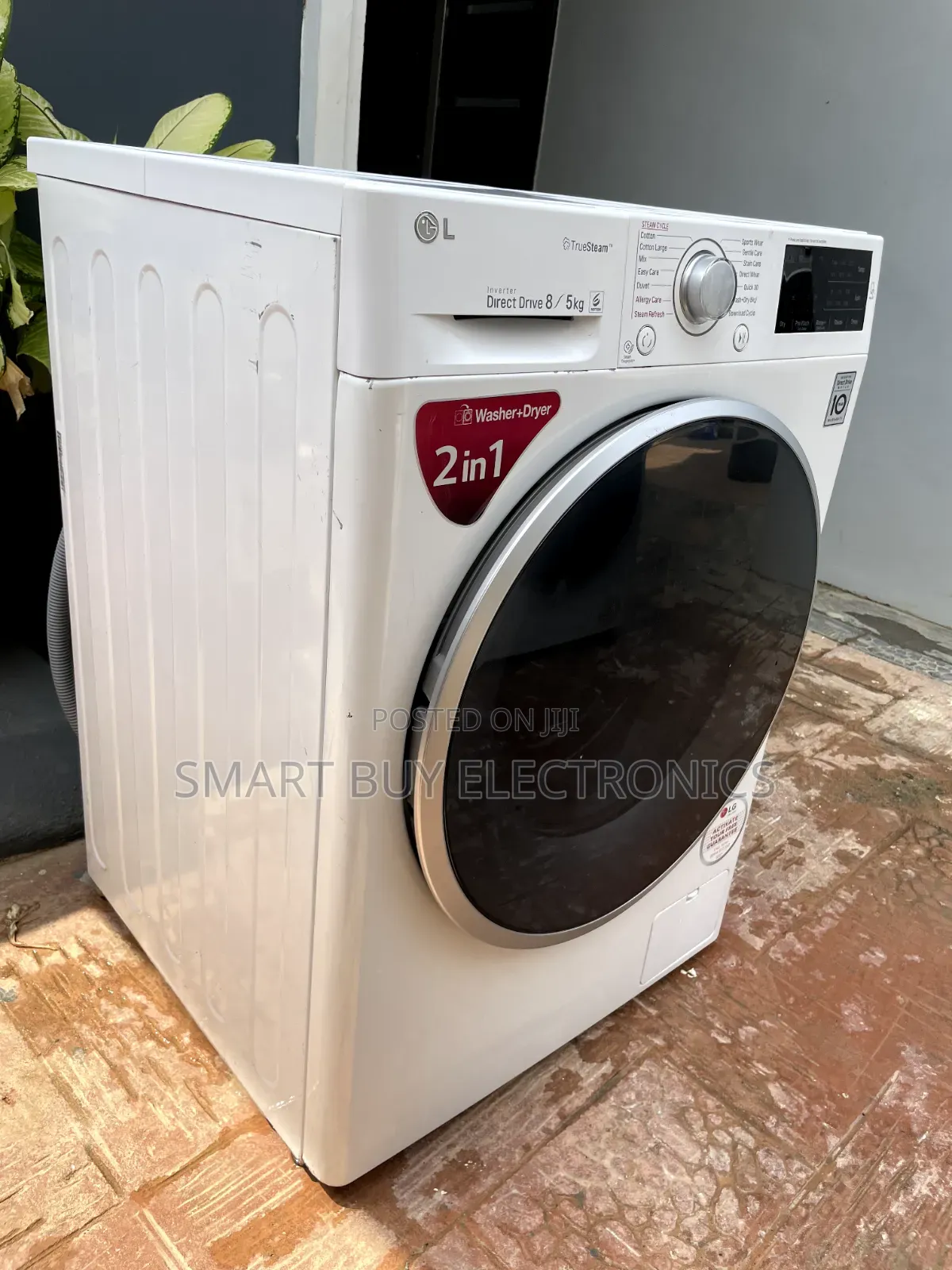 Lg 8/5kg Inverter Direct Drive Motor, Turbowash, Truesteam, Smart.