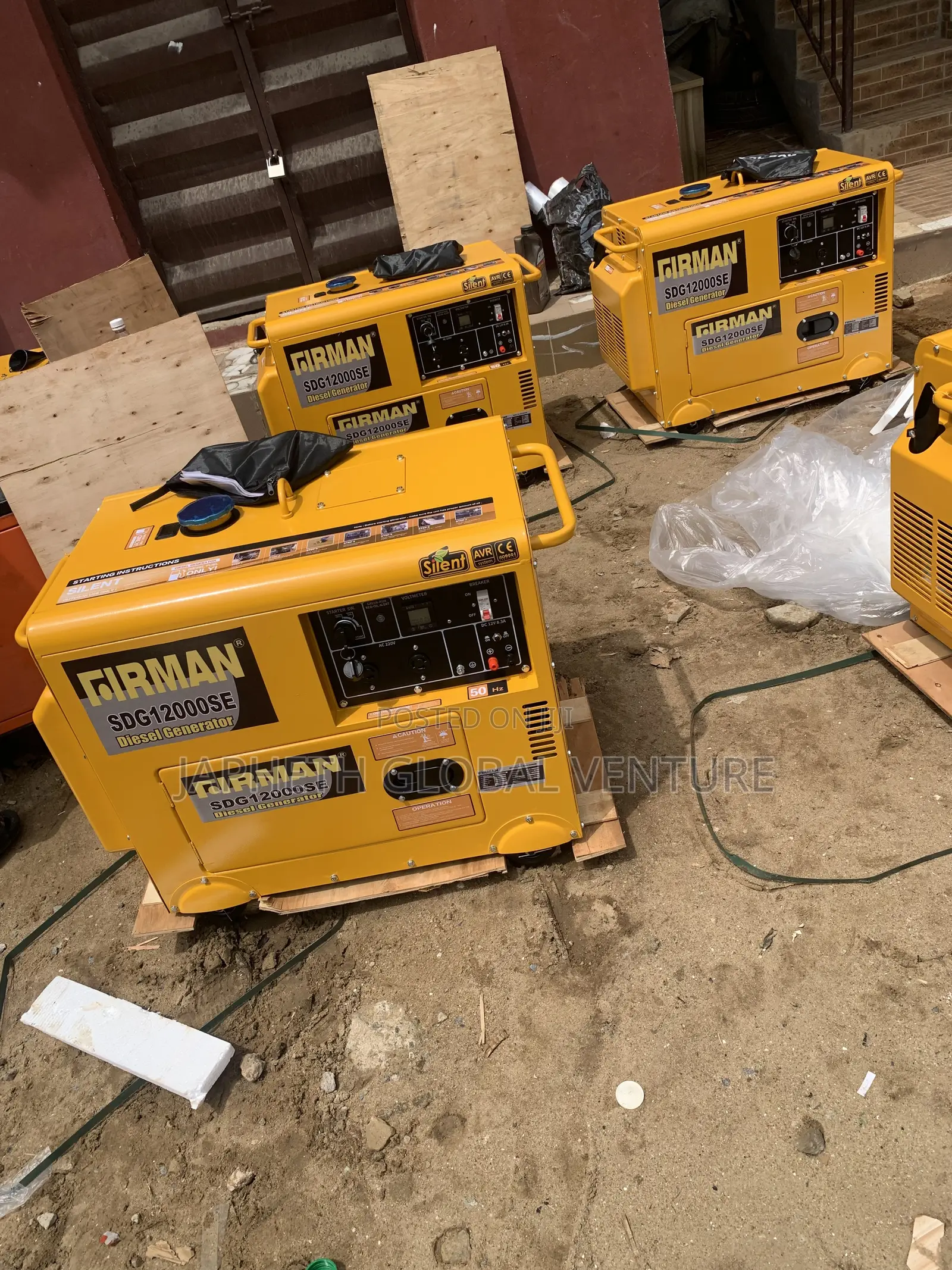 Heavy Duty Firman Sdg12000se Silent Diesel Generator 12kva