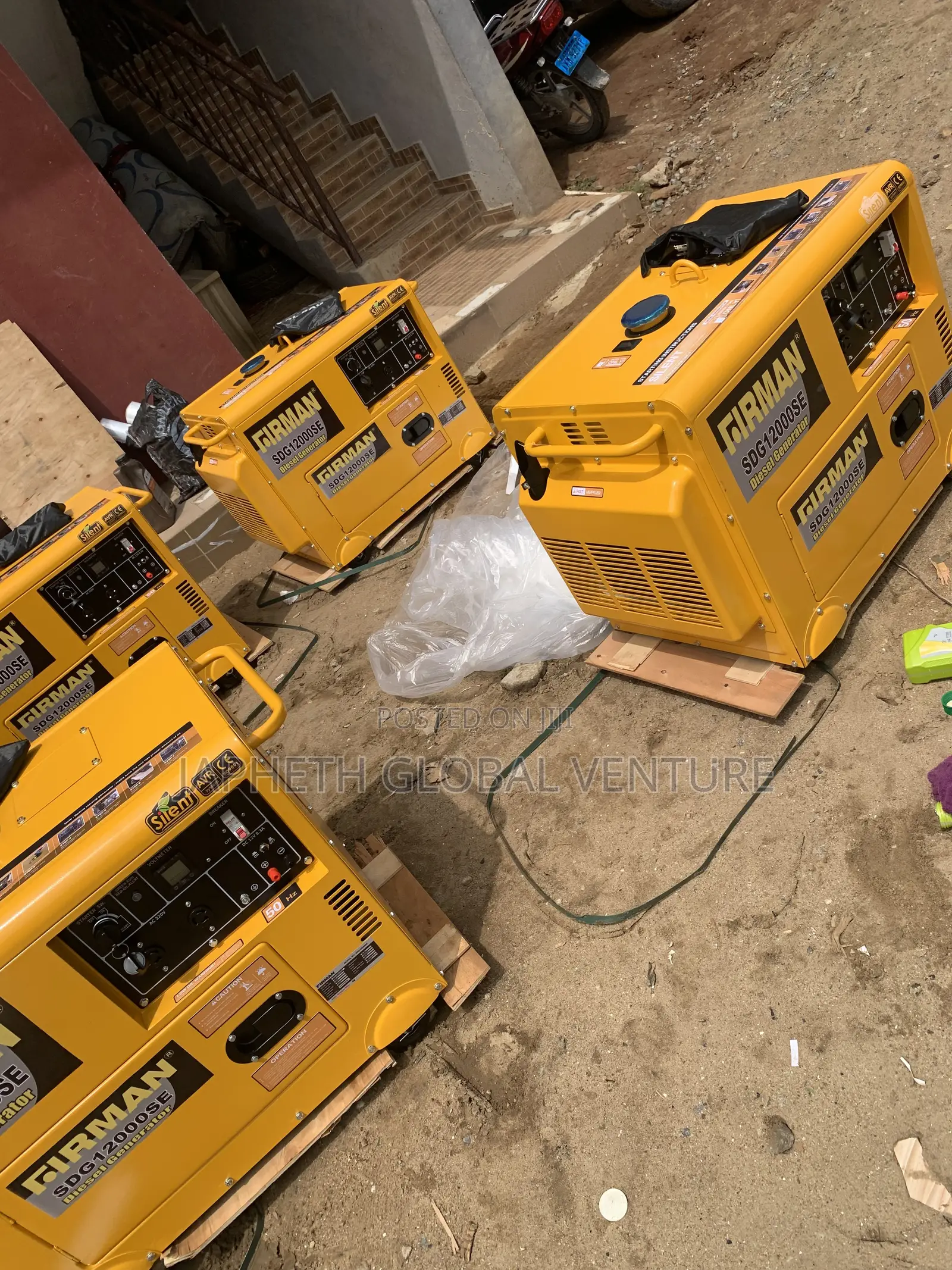 Heavy Duty Firman Sdg12000se Silent Diesel Generator 12kva