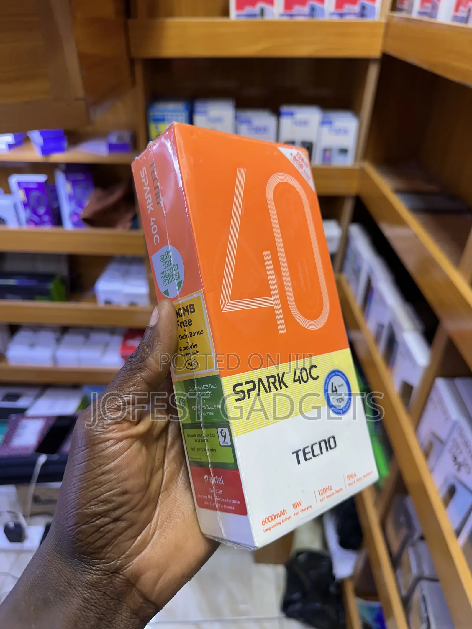 New Tecno Spark 40 128 GB Black