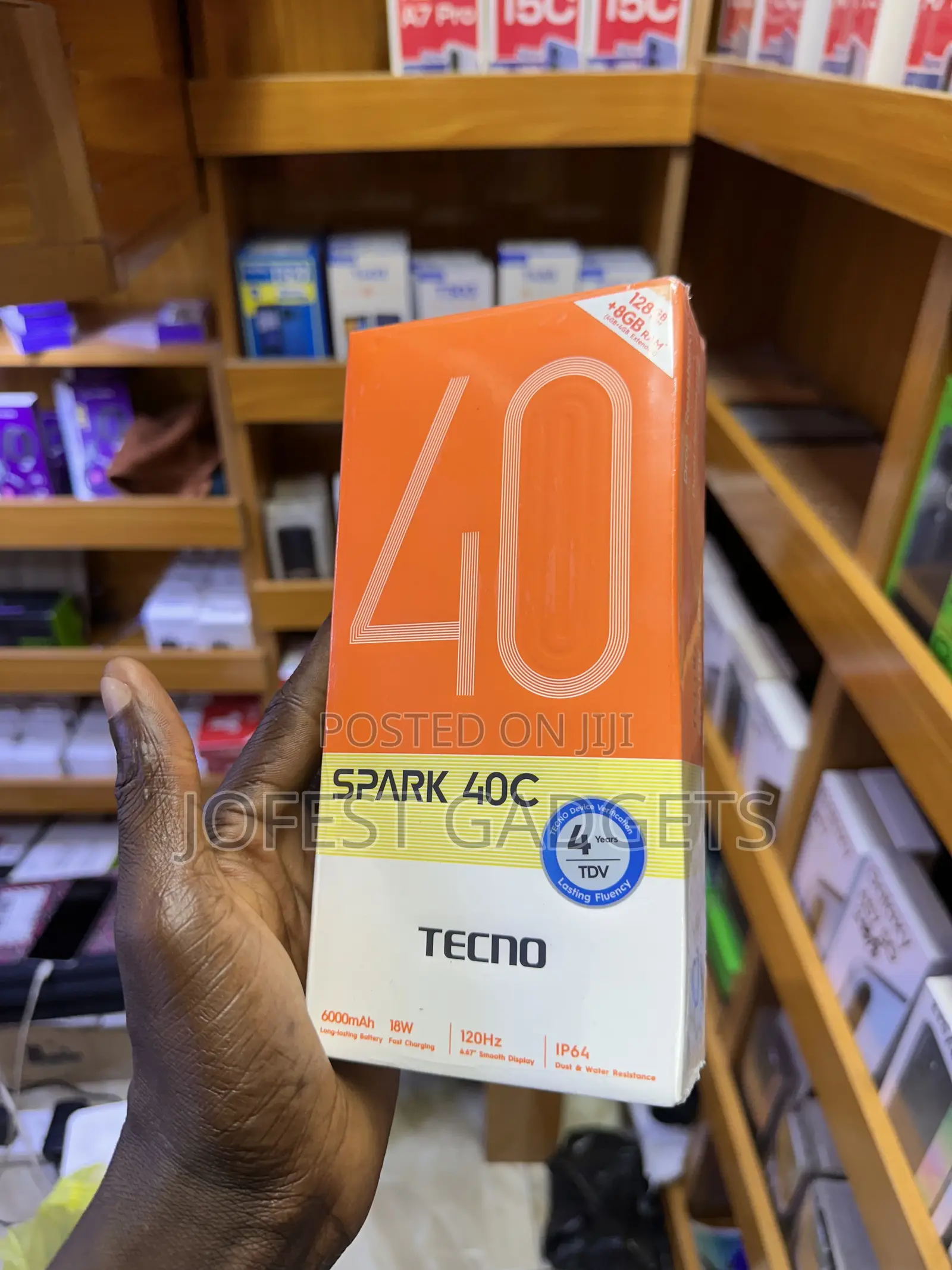 New Tecno Spark 40 128 GB Black