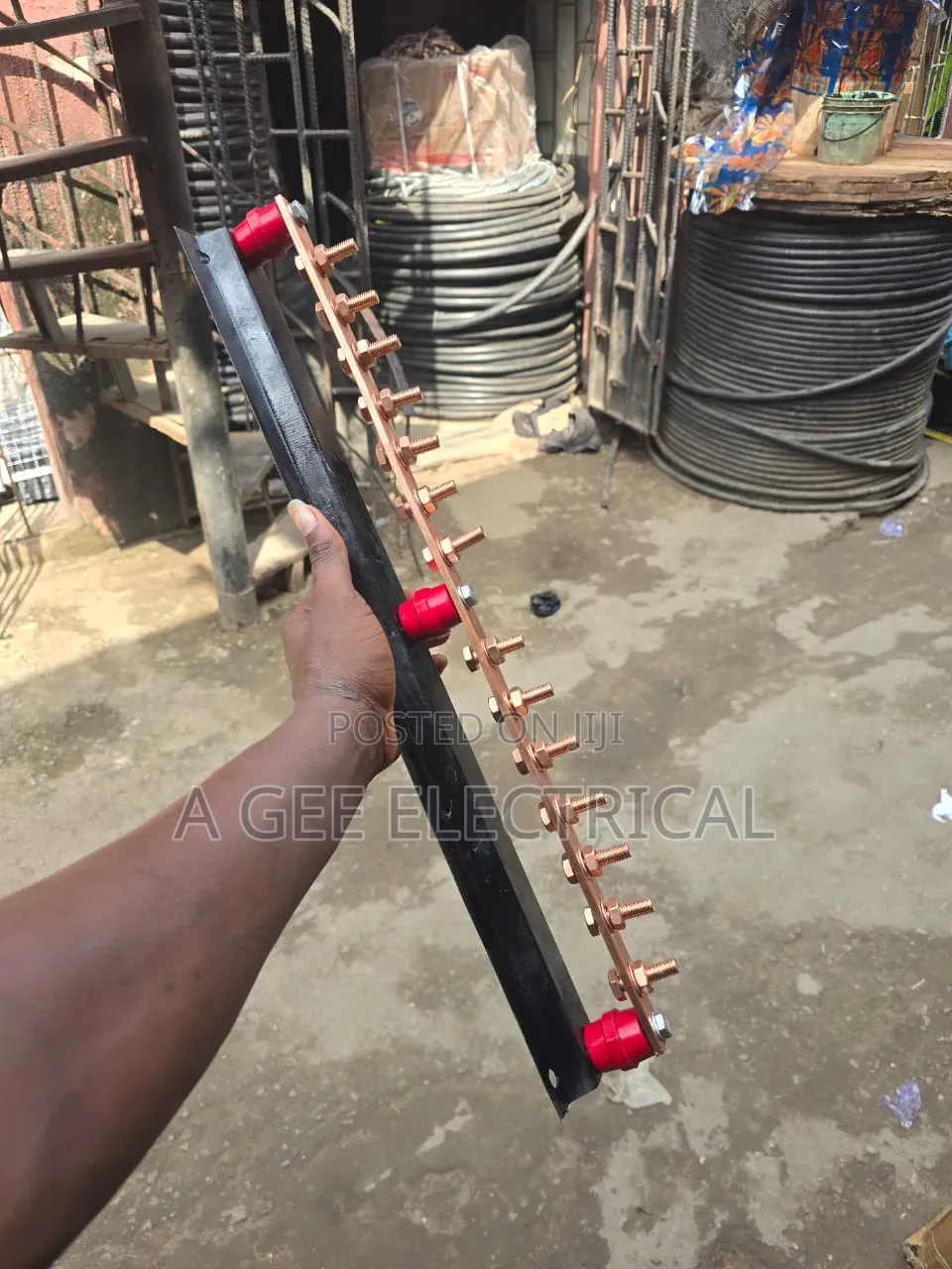 14way Copper Earth Bar Link With Insulator